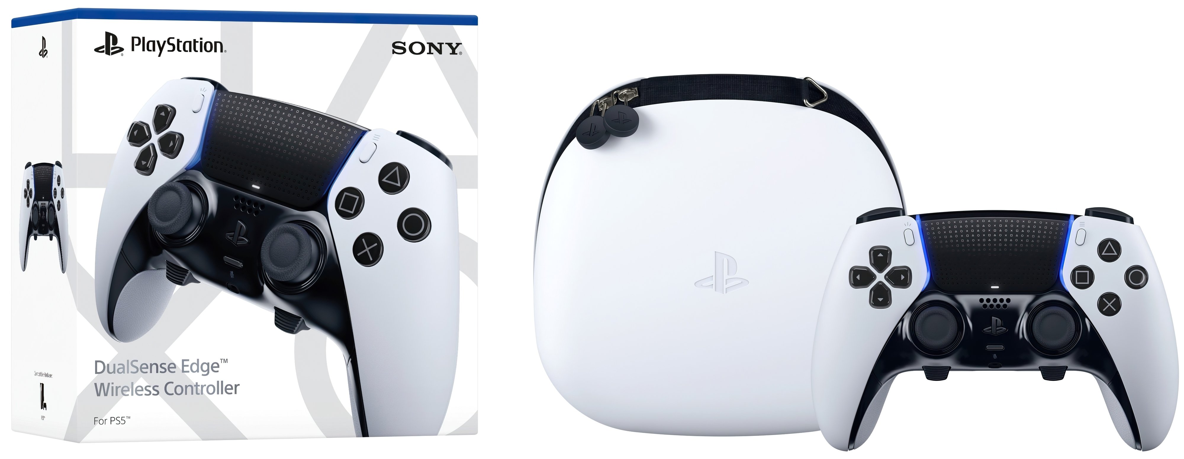 PlayStation 5 геймпад Dualsense Edge BT, білий