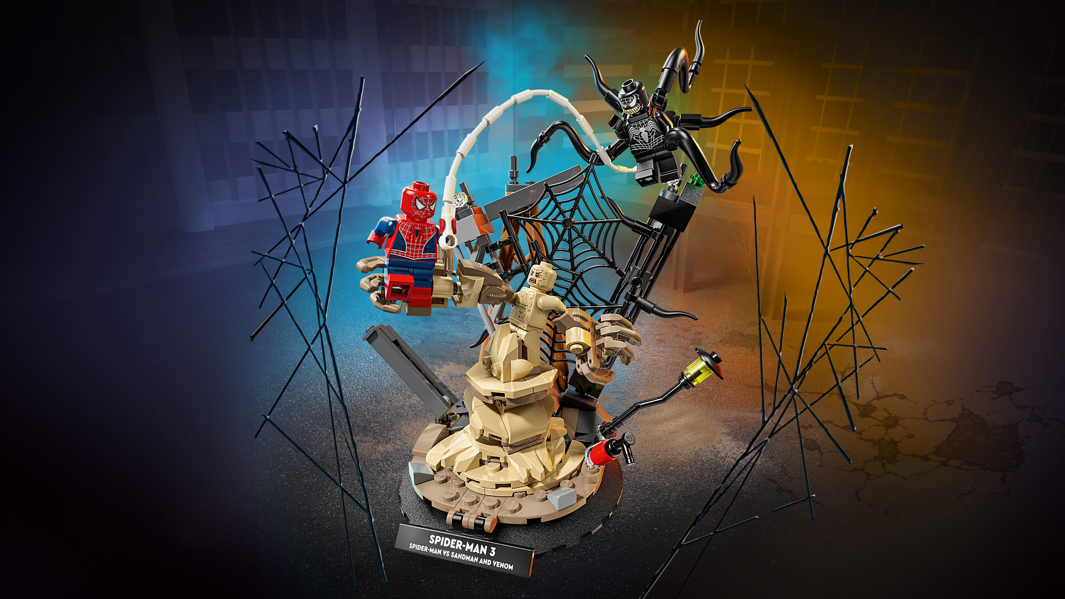 LEGO Конструктор LEGO Super Heroes Легендарна битва: Людина-павук vs. Піщана людина