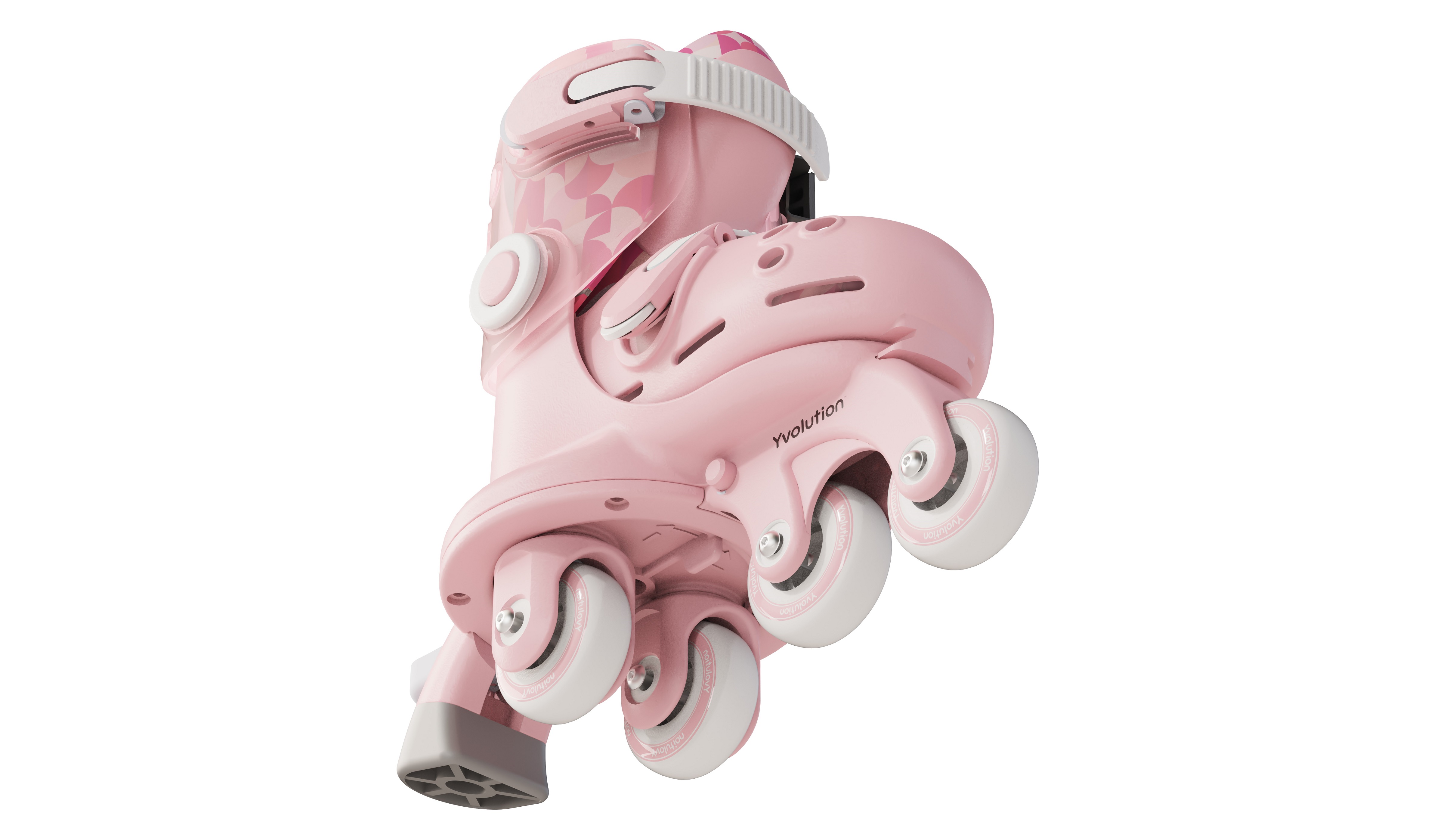 YVolution Ролики Switch Skates Рожеві