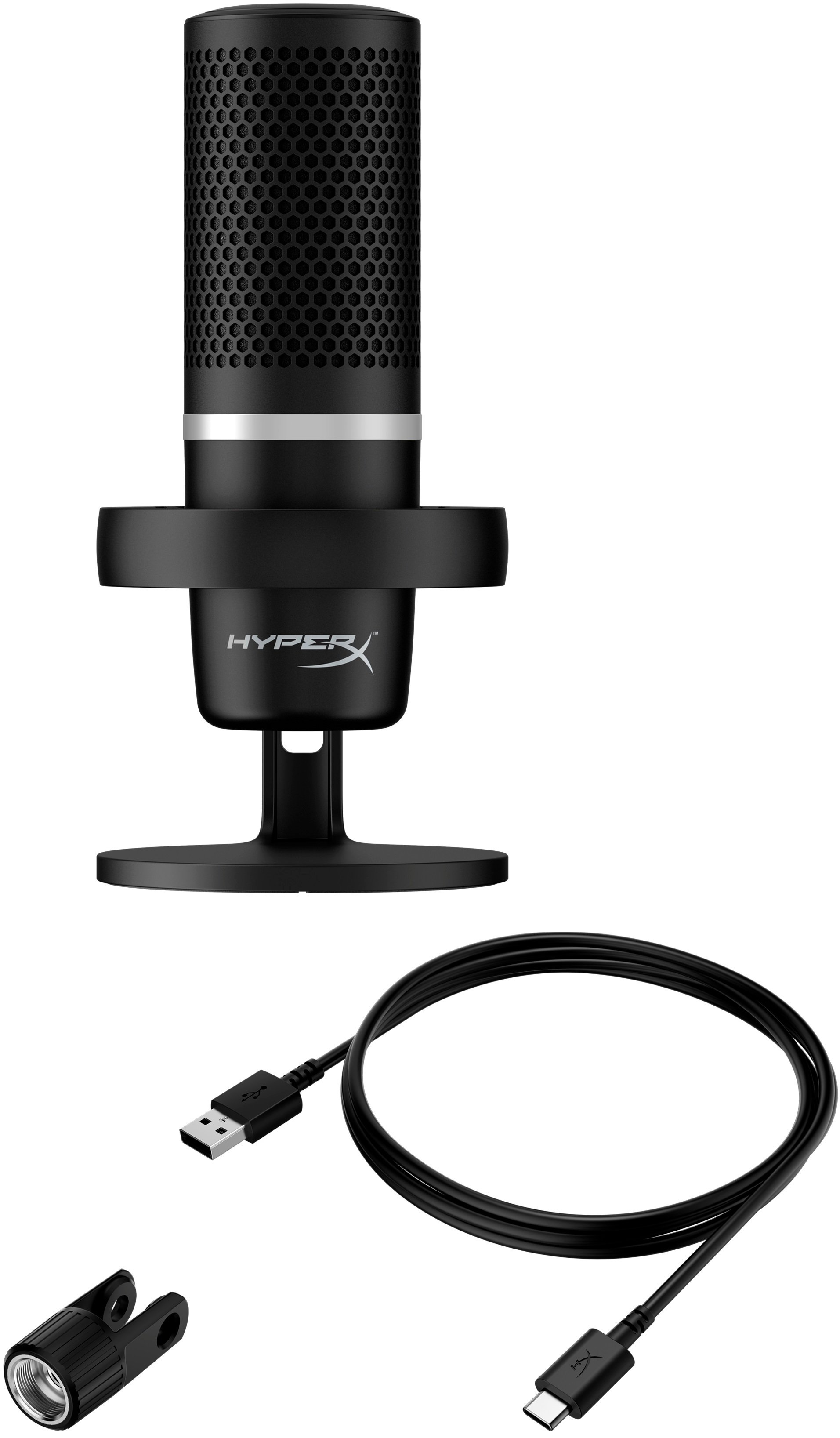 HyperX Мікрофон DuoCast RGB, Black 4P5E2AA