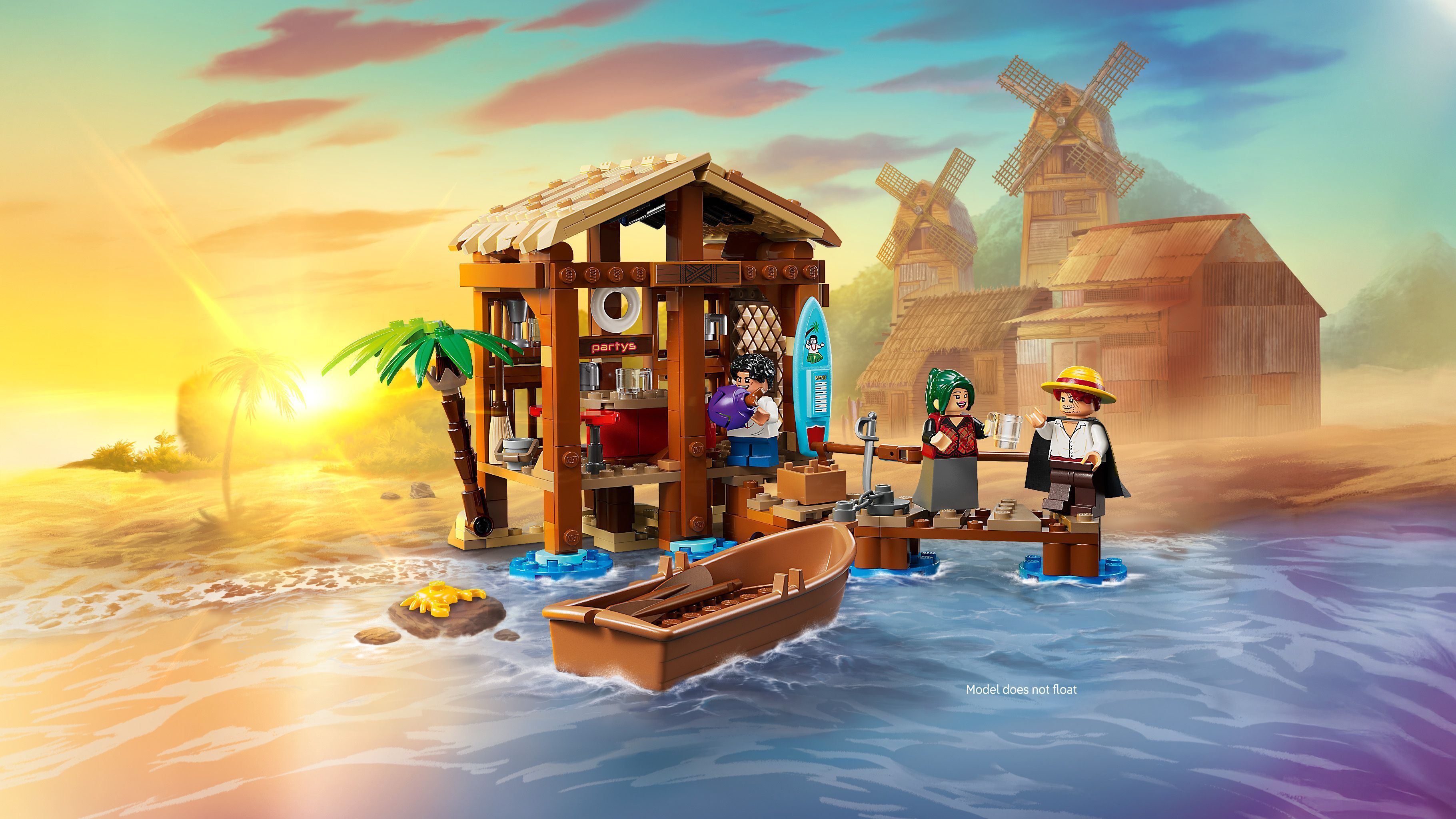 LEGO Конструктор LEGO ONE PIECE Хата у Селищі Вітряків