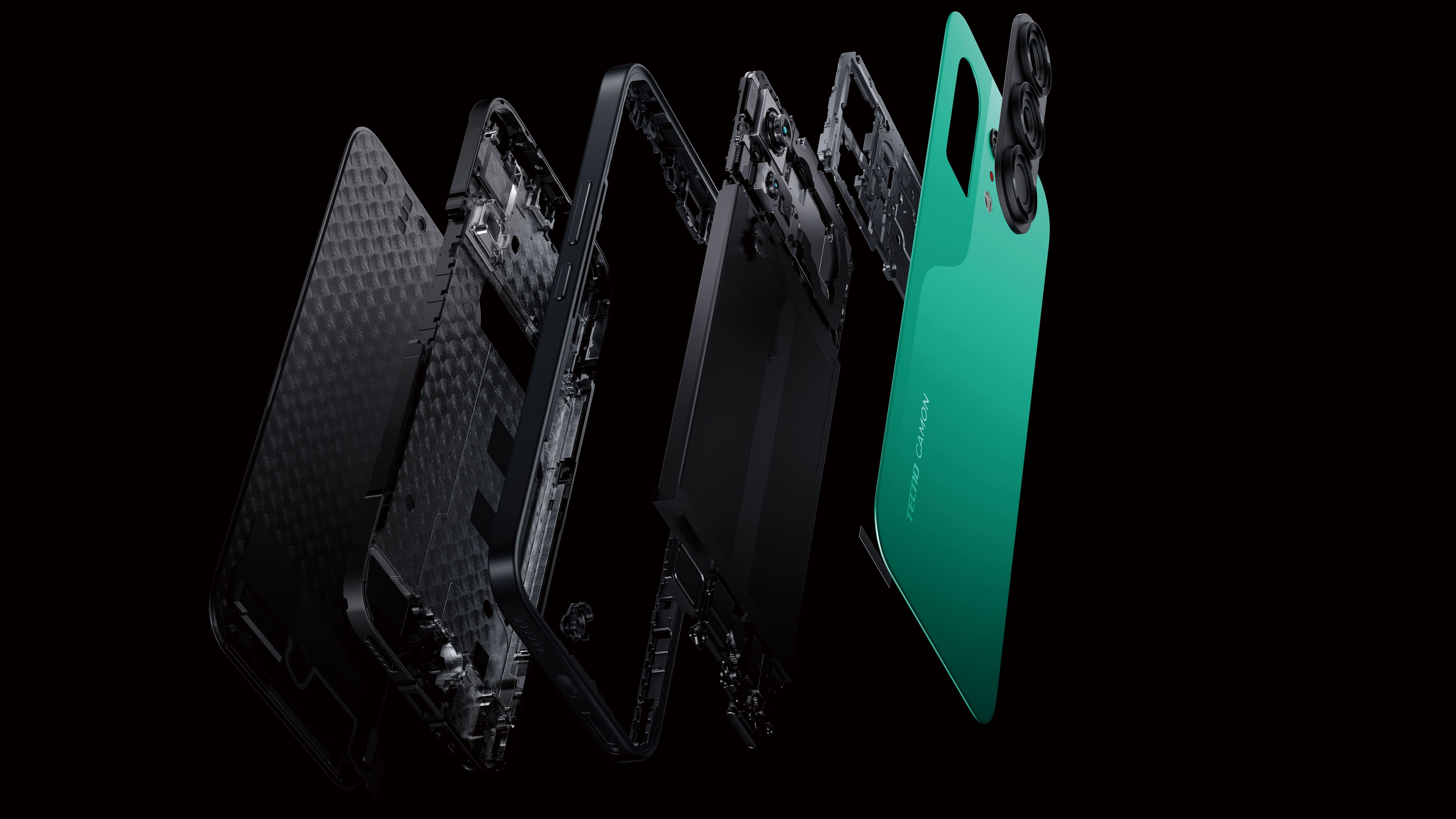 TECNO Смартфон Camon 50 (CN5) 6.78" 8/256ГБ, 2SIM, 6500мА•год, Nebula Titanium