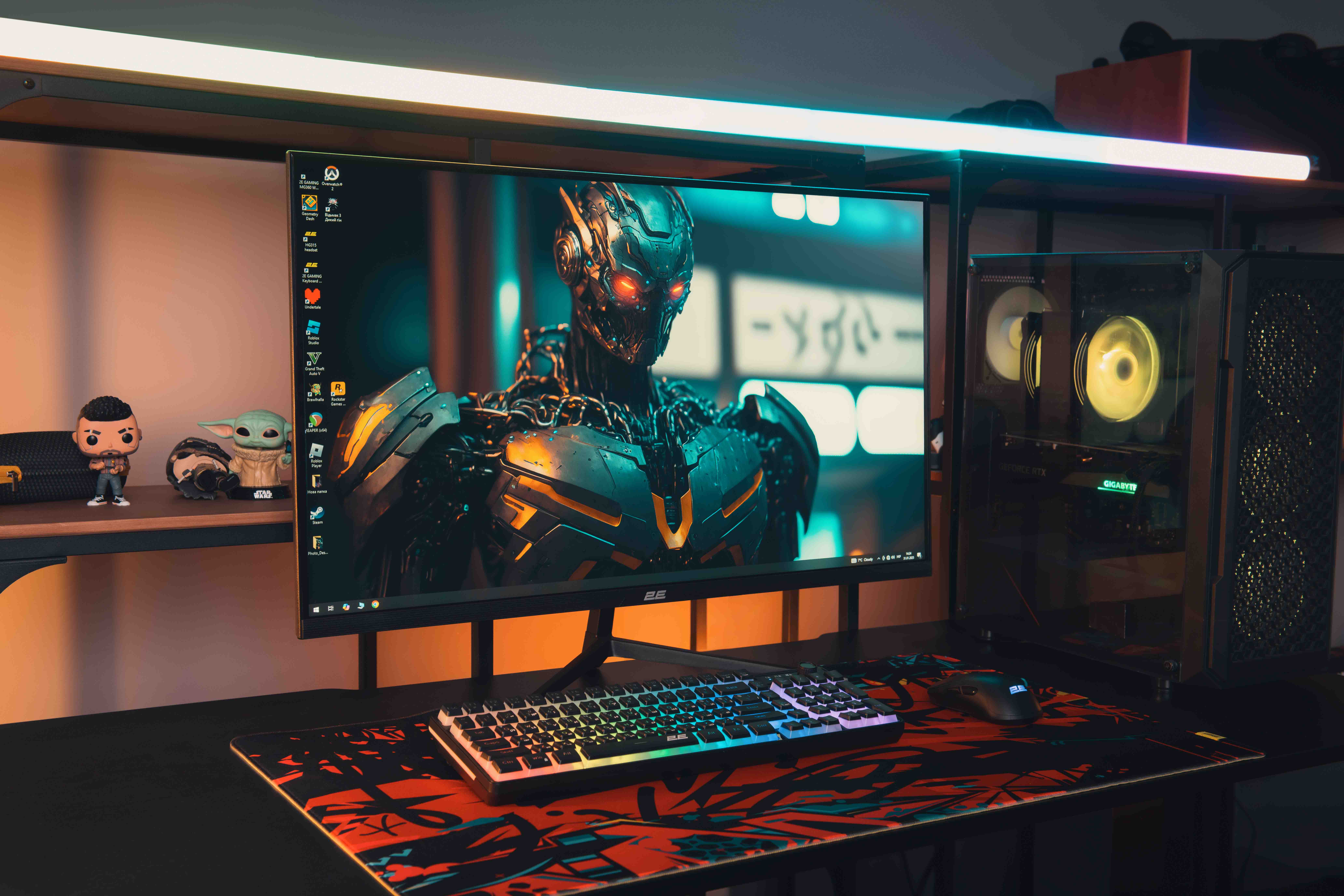 2E Монітор 31.5" D3224B 2xHDMI, DP, IPS, 2560x1440, 75Hz, 5ms, FreeSync