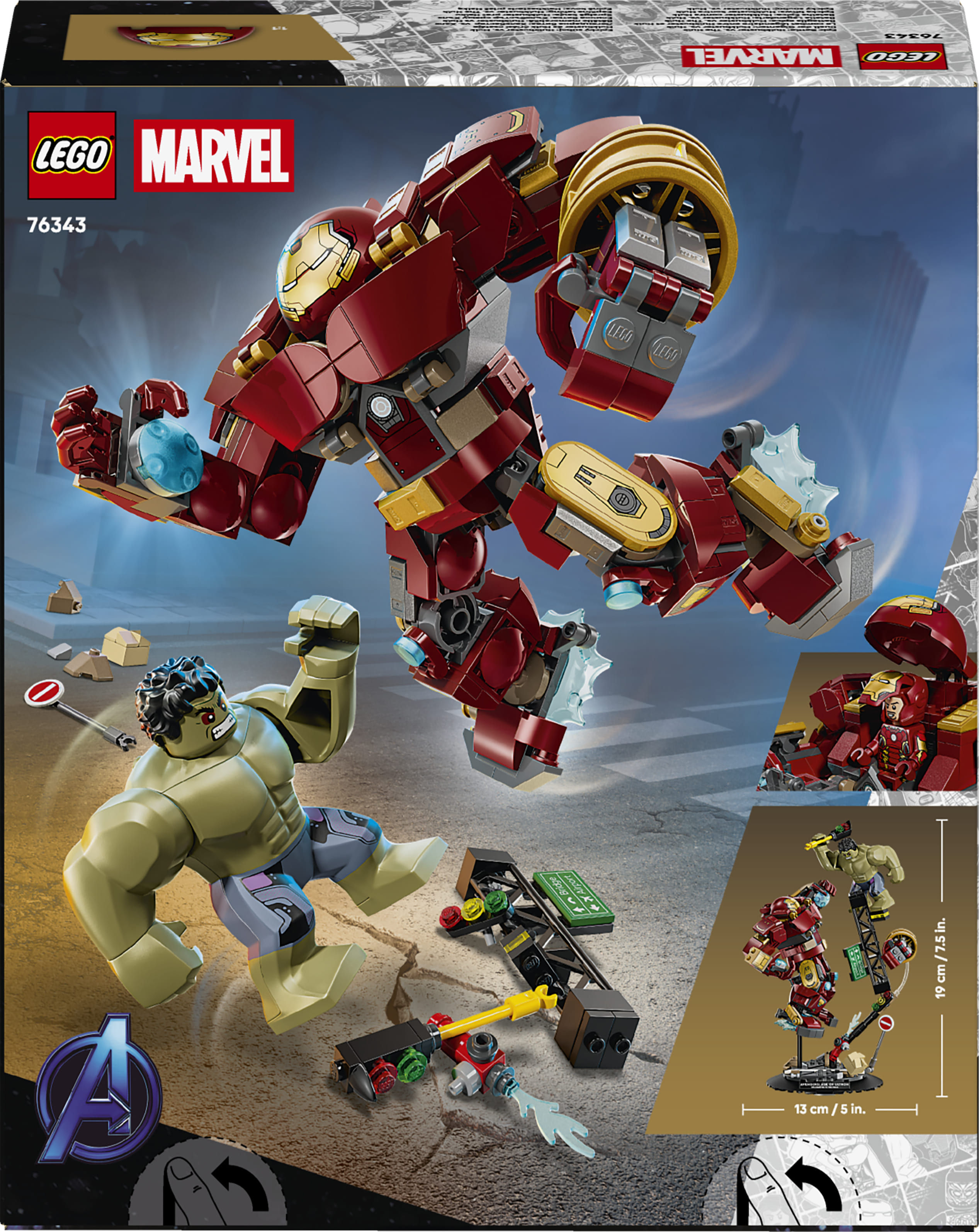 LEGO Конструктор LEGO Super Heroes Легендарна битва: Халкбастер vs. Халк LEGO Конструктор LEGO Super Heroes Легендарна битва: Халкбастер vs. Халк