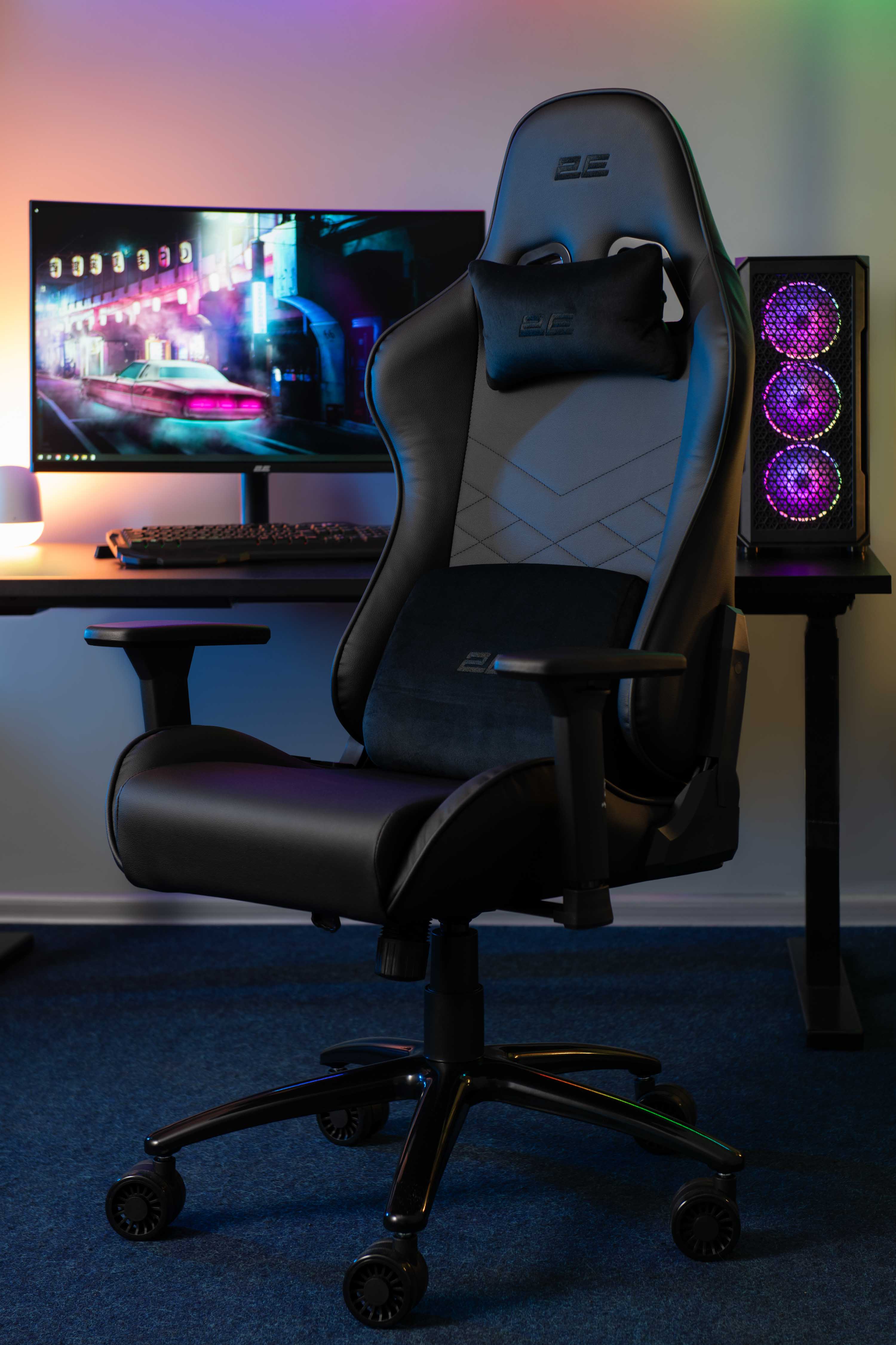 2E Gaming Крісло BUSHIDO II Black/Black