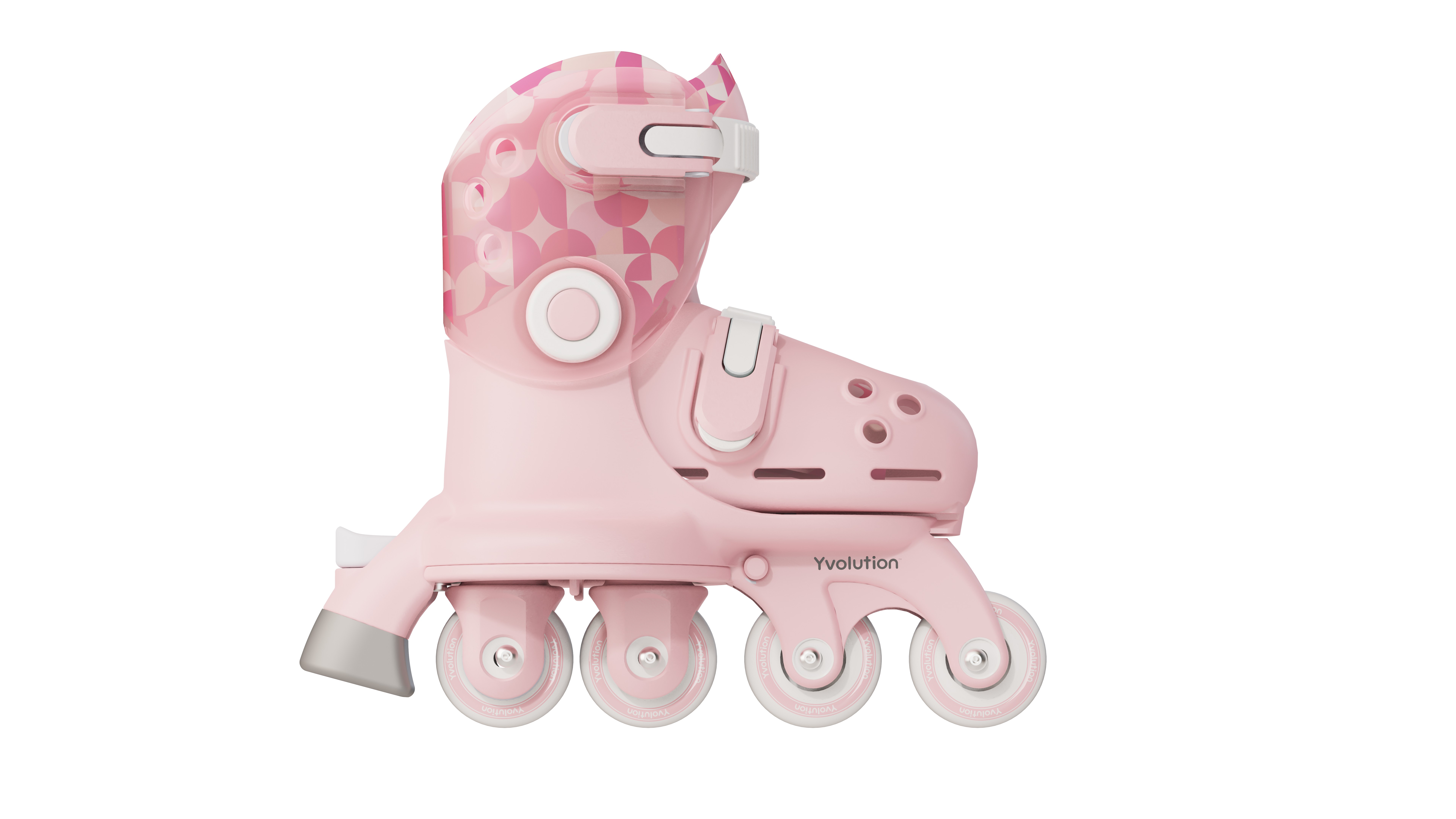 YVolution Ролики Switch Skates Рожеві