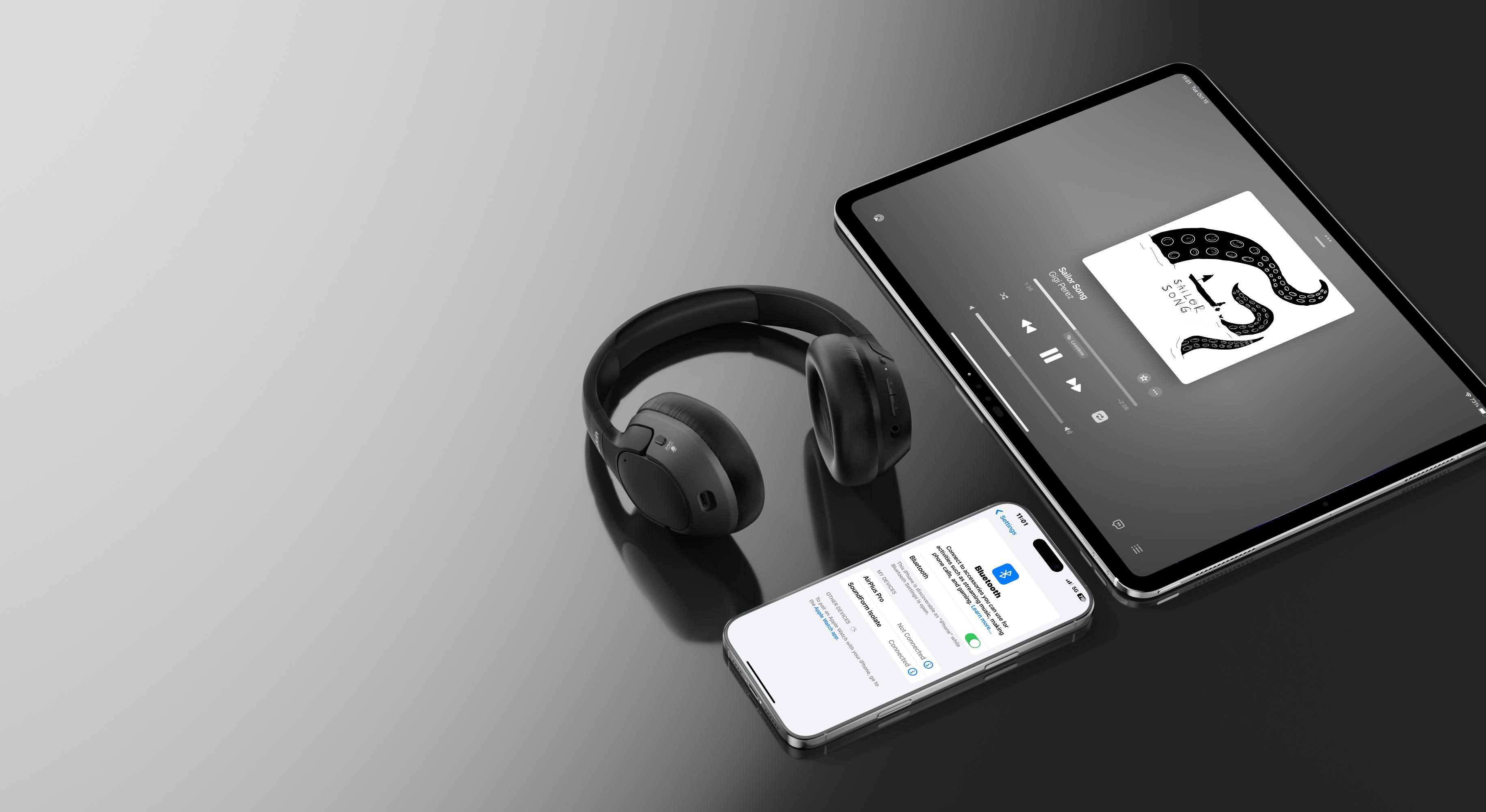 Belkin Навушники Over-Ear Soundform Isolate Wireless, чорний