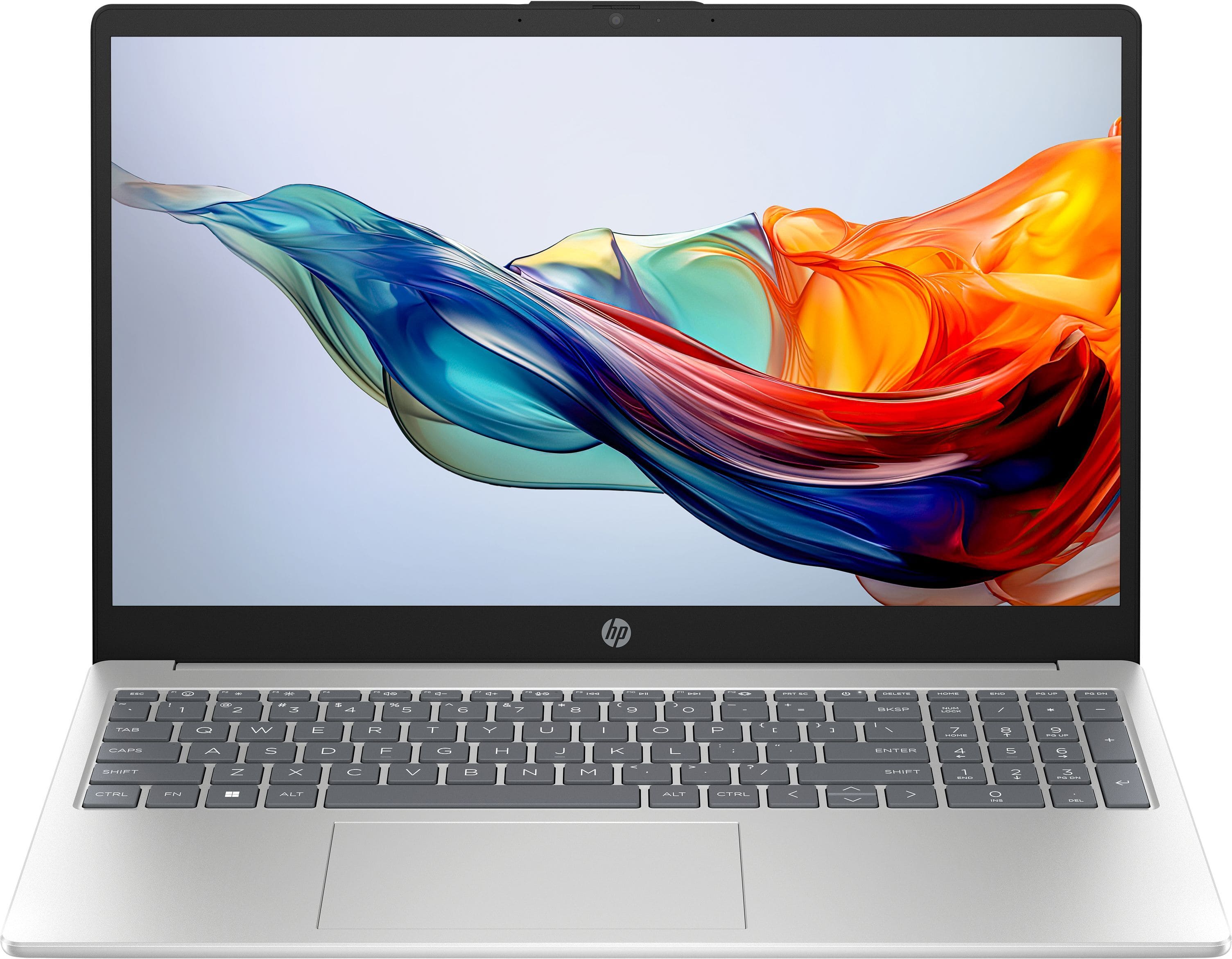 HP Ноутбук HP 15-fc0312ua 15.6" FHD IPS AG, AMD R5-7520U, 16GB, F512GB, UMA, DOS, сріблястий