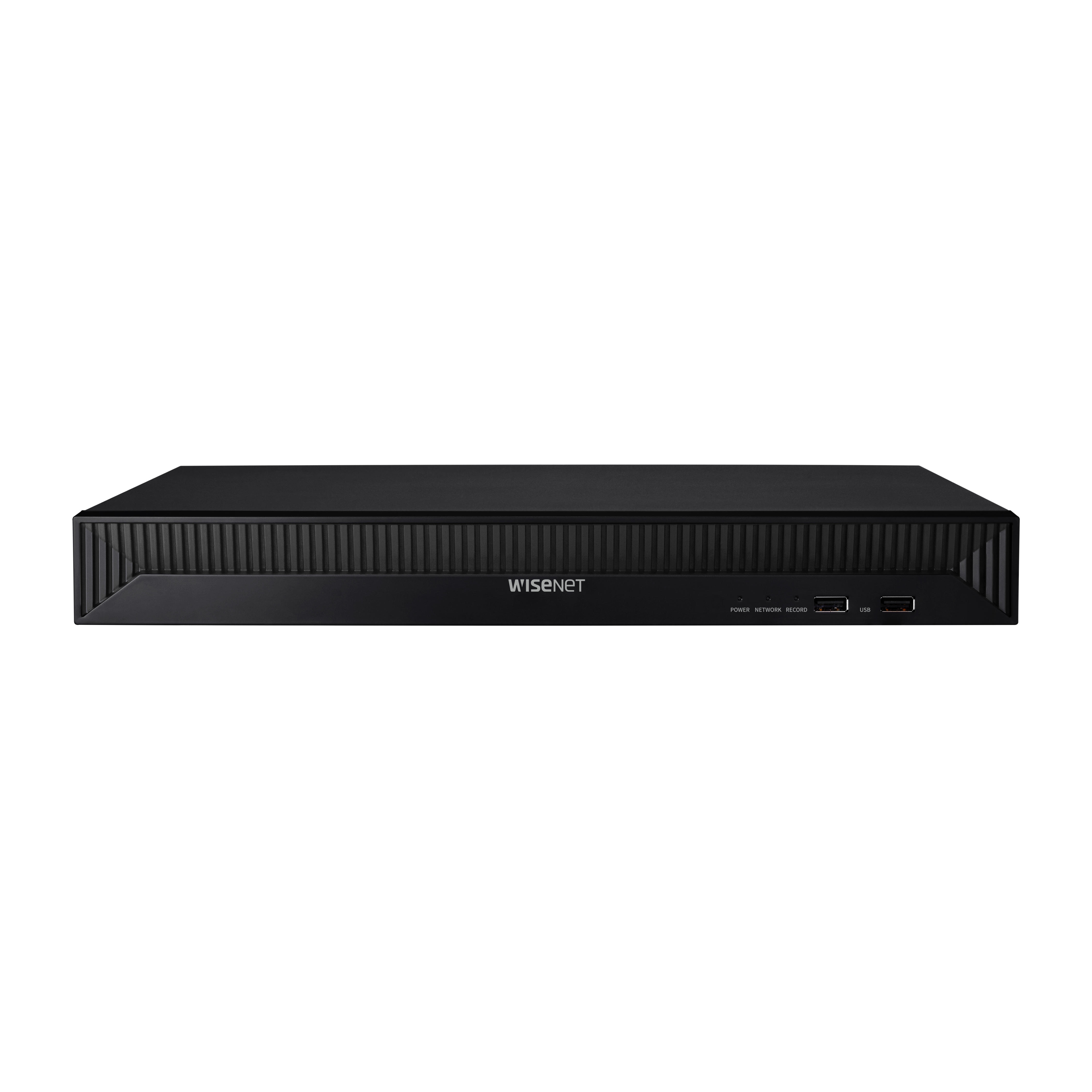 Samsung Hanwha Techwin Відеореєстратор QRN-1630S, 16ch, 2HDD, 16PoE, 8MP~CIF, P2P