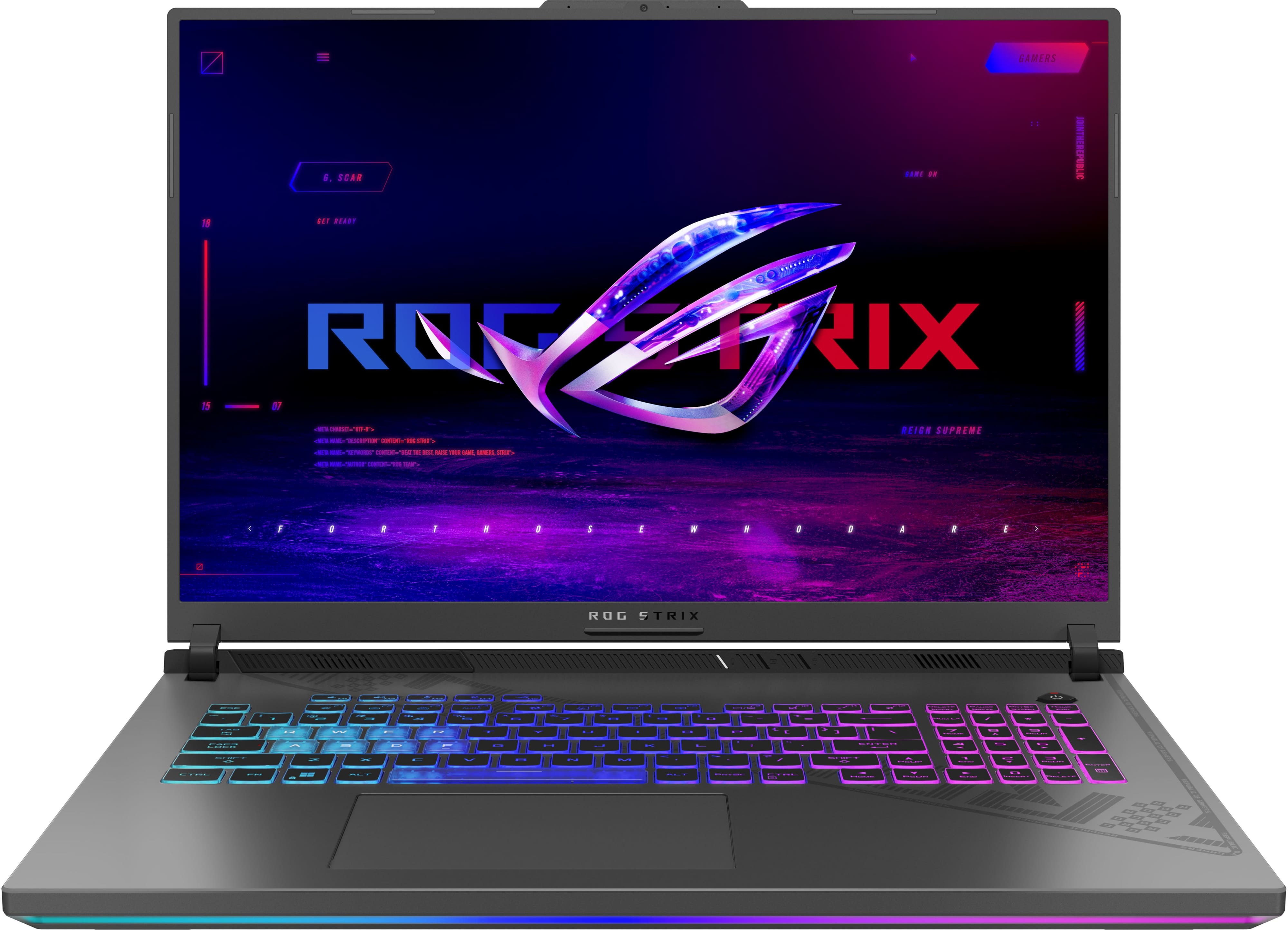 ASUS Ноутбук ROG Strix G18 G814JZR-N6069W 18" 2.5K IPS, Intel i9-14900HX, 32GB, F1TB, NVD4080-12, Win11, Сірий