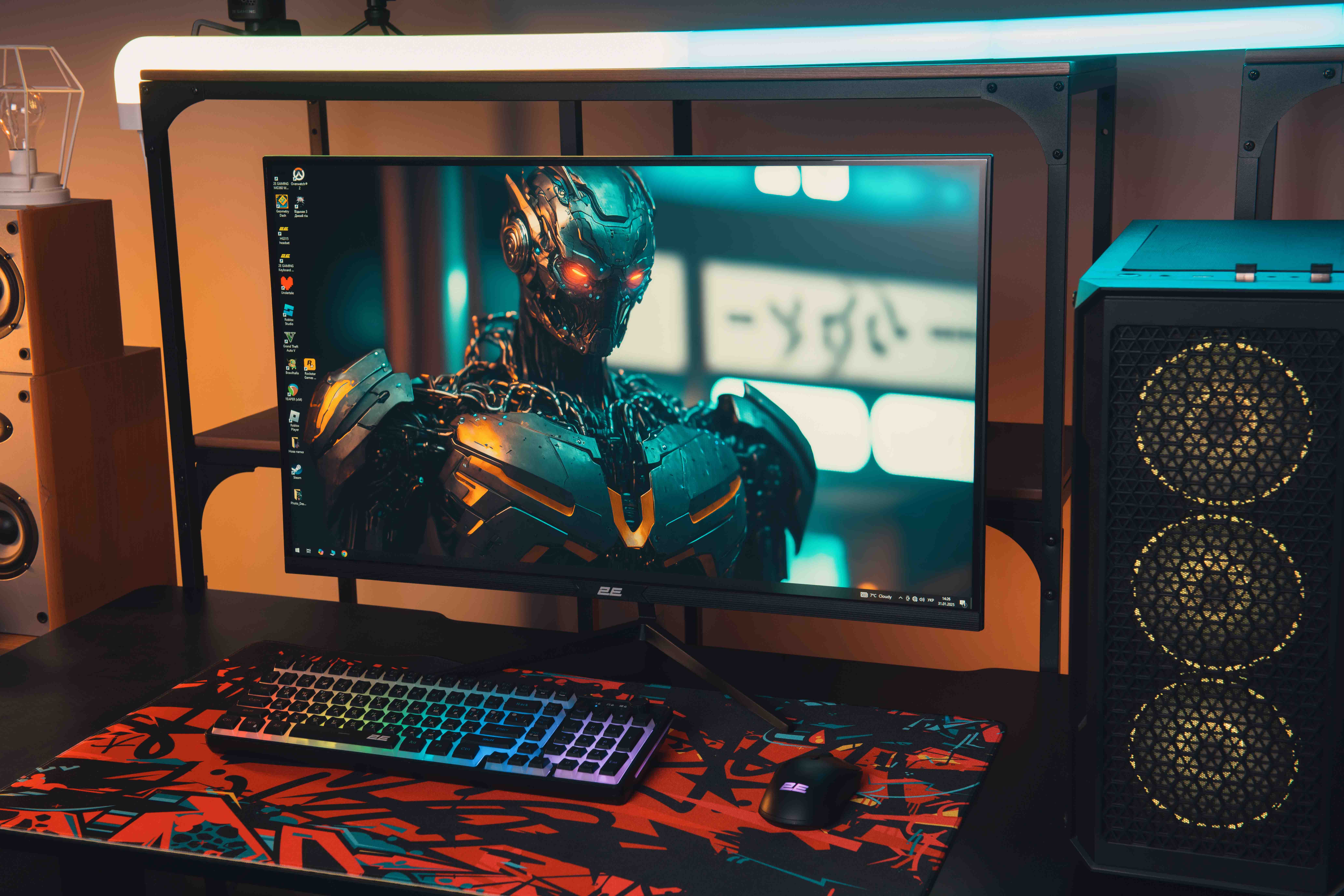 2E Монітор 31.5" D3224B 2xHDMI, DP, IPS, 2560x1440, 75Hz, 5ms, FreeSync