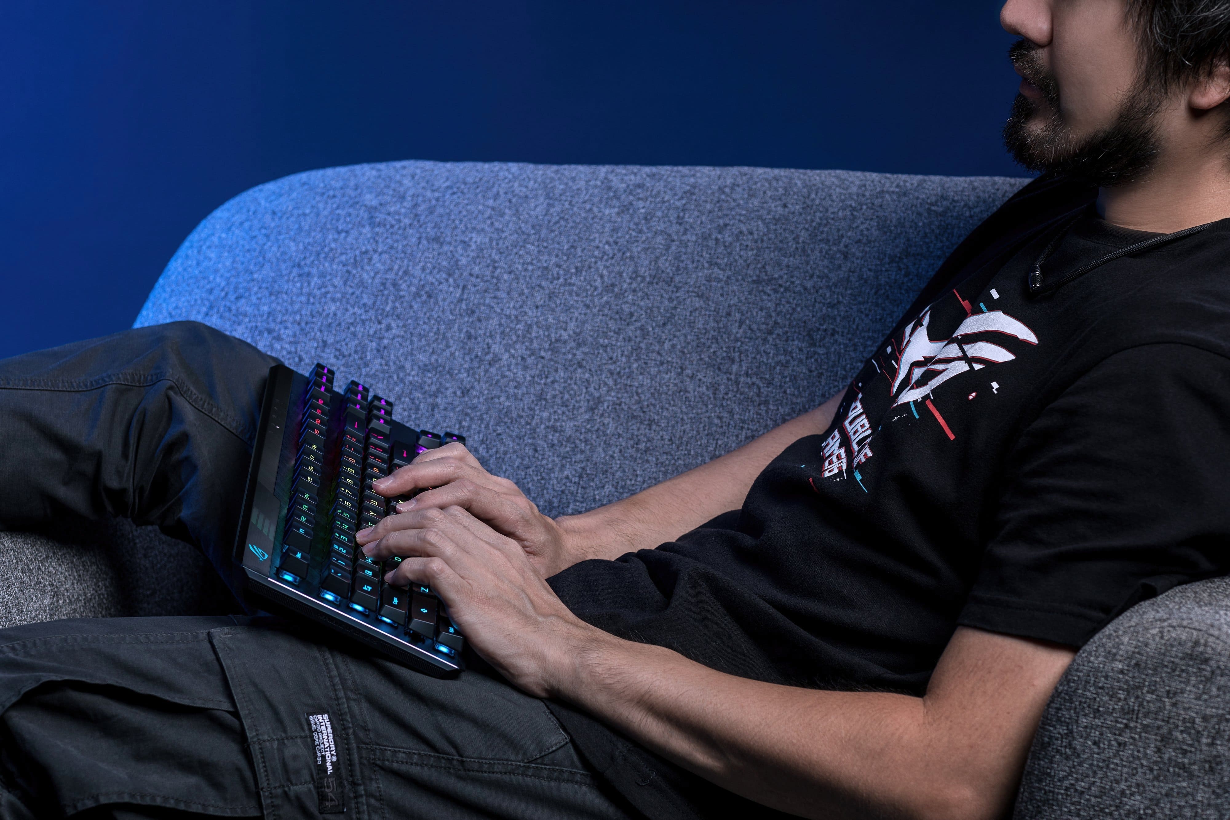 ASUS Клавіатура ROG CLAYMORE II RD RGB 108key USB/WL EN Black