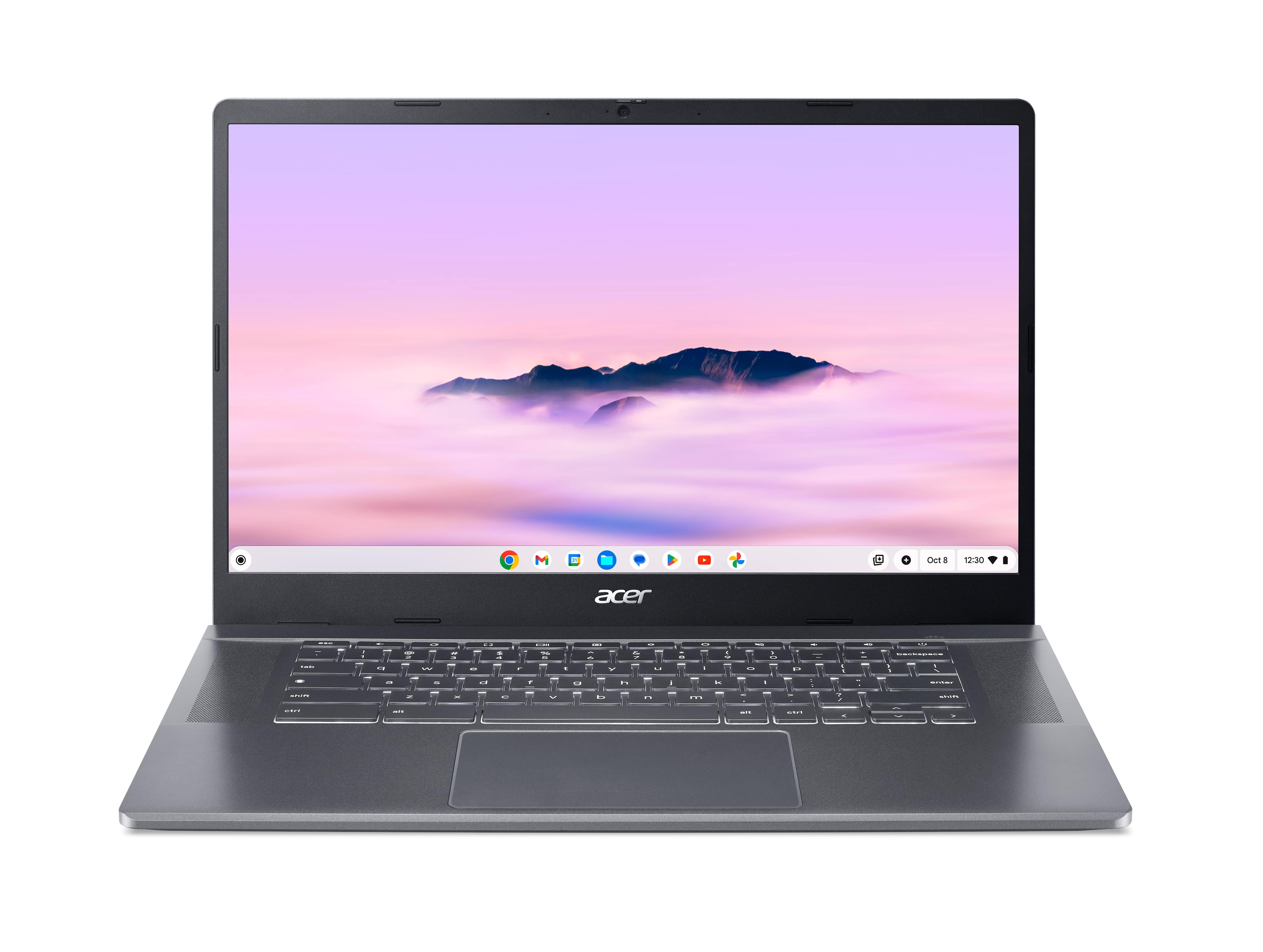 Acer Ноутбук Chromebook CB515-2HT 15" FHD IPS Touch, Intel i3-1215U, 8GB, F512GB, UMA, ChromeOS, сірий