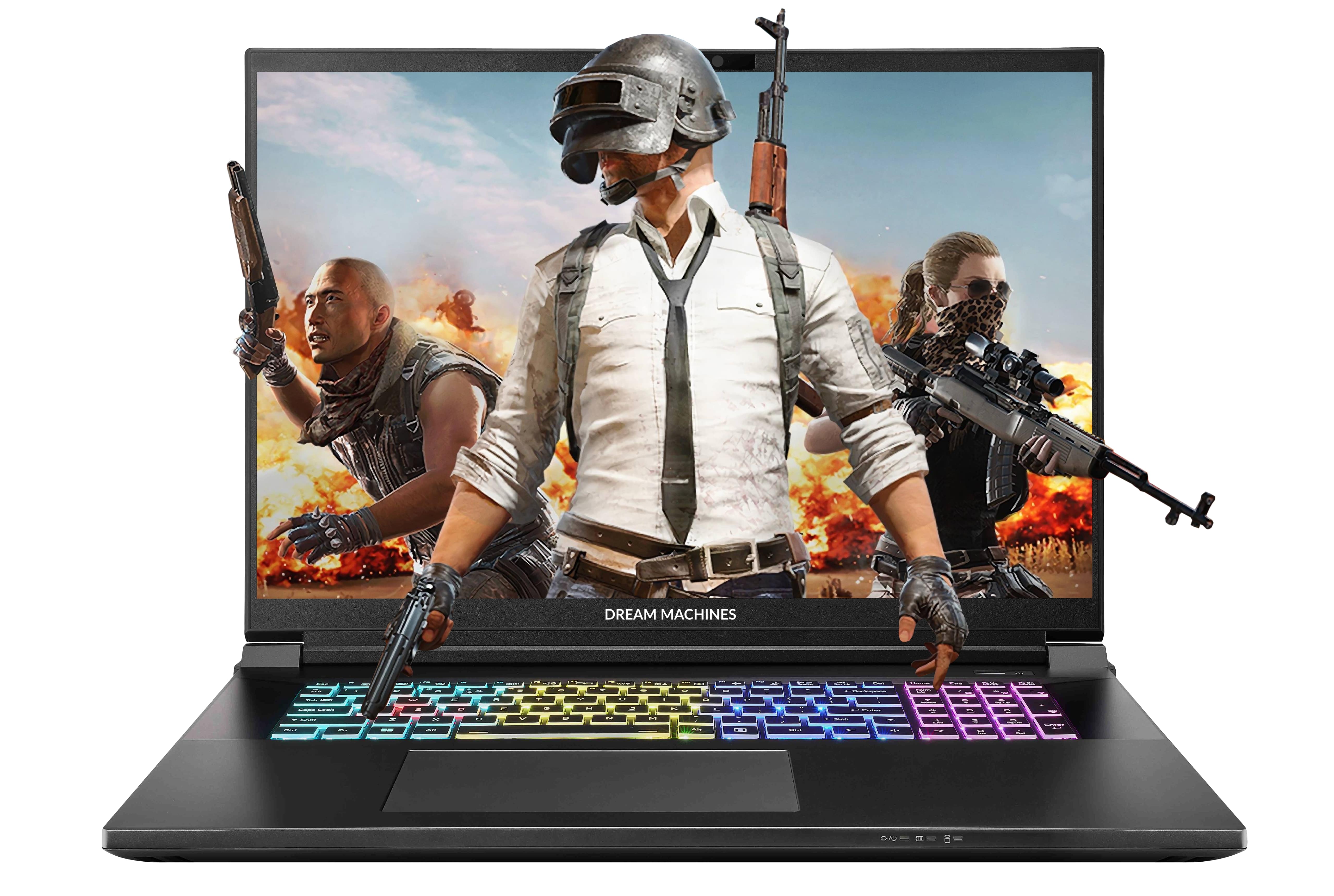 Dream Machines Ноутбук Dream Machines RX5080-18 18UHD+, Intel U9-275HX, 32GB, F2TB, NVD5080-16, DOS, чорний