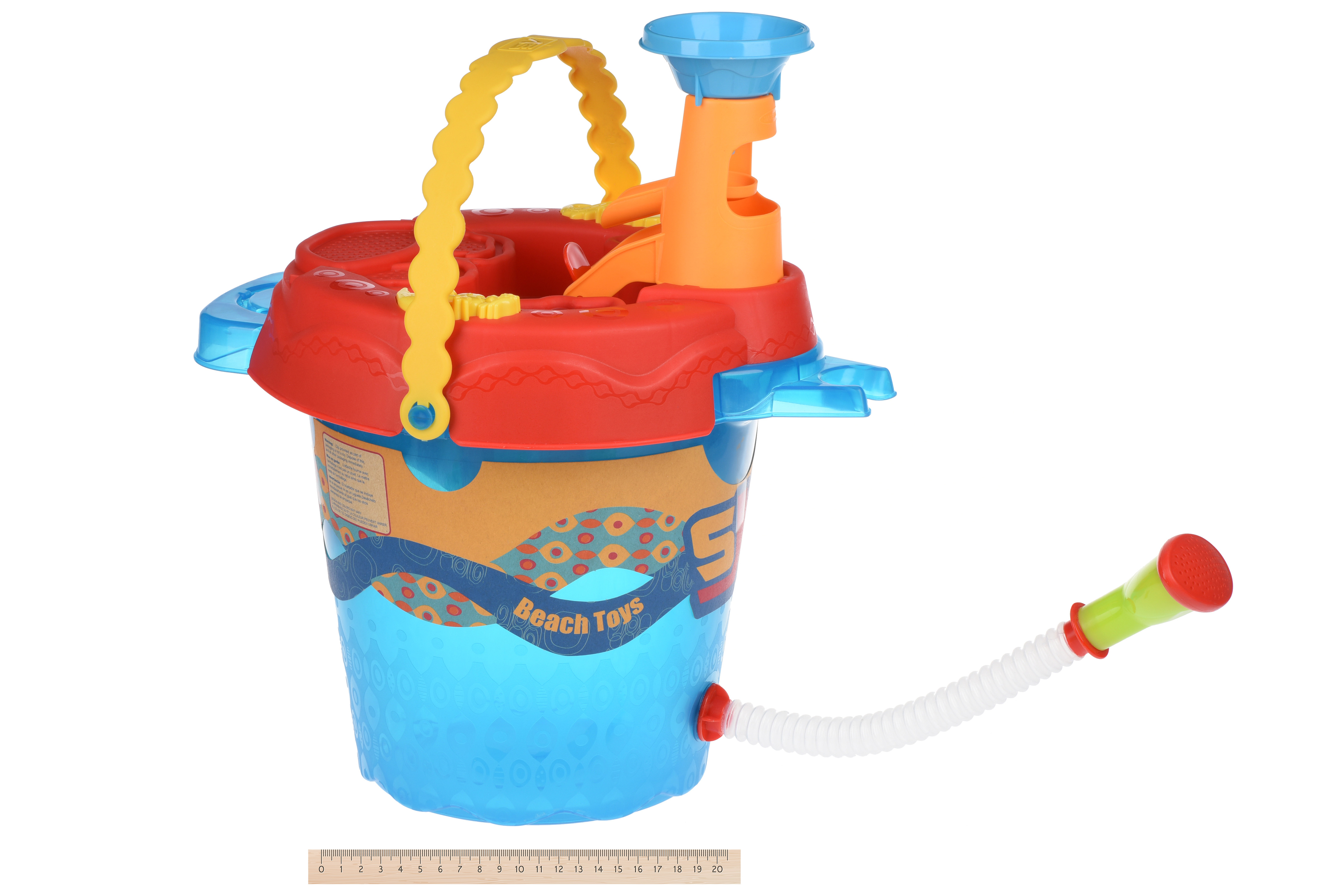 Same Toy Набір для гри з піском - Відерце синє (8 од.)