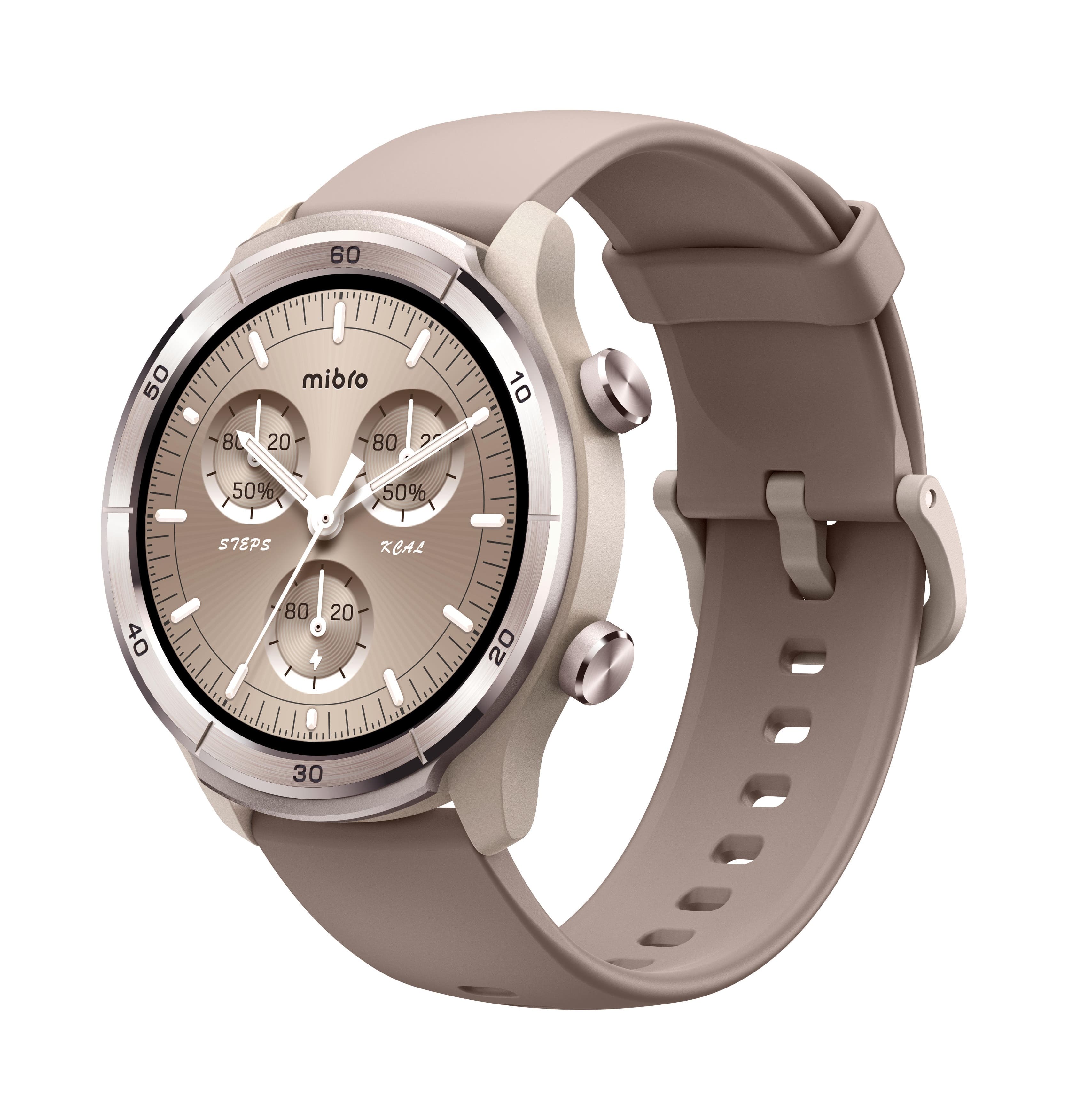 Mibro Смарт-годинник A3 45мм, 1.39", 360x360, BT 5.3, GPS, 2 ATM, мокко