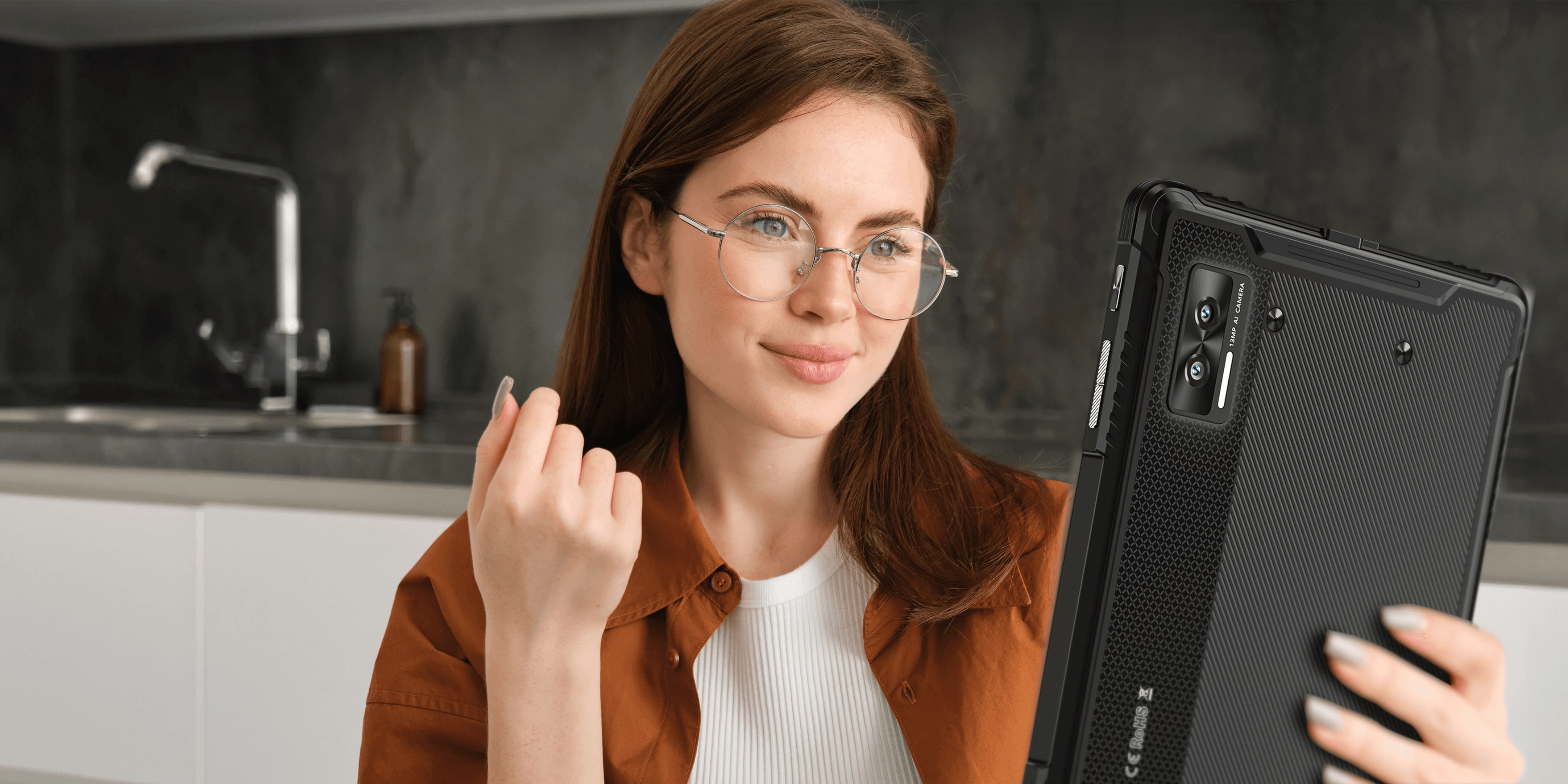 Doogee Планшет R08 10.1` 6ГБ, 256ГБ, LTE, 7680мА•г, Android, чорний