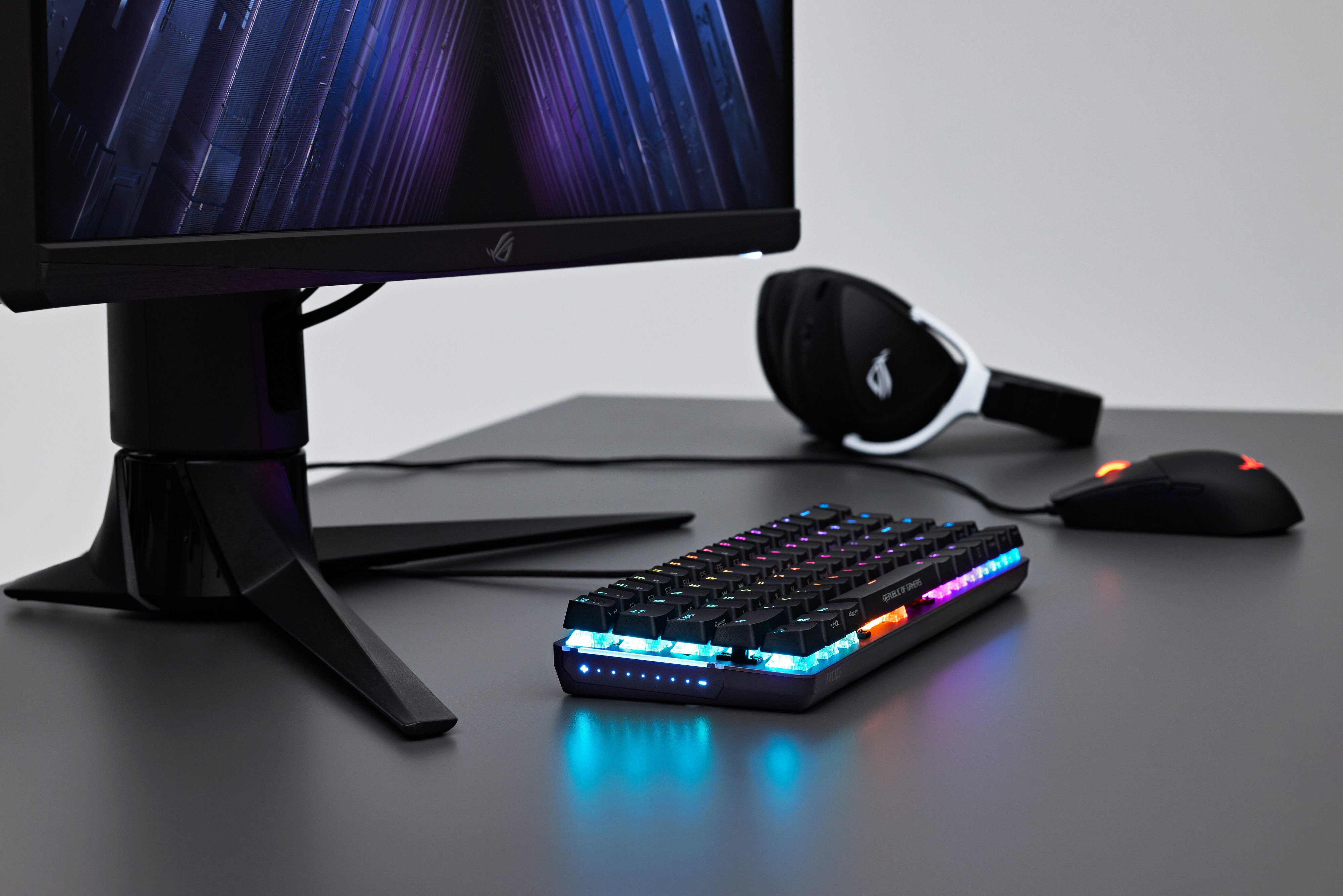 ASUS Клавіатура ROG Falchion Ace LED 68key NX RD USB Black