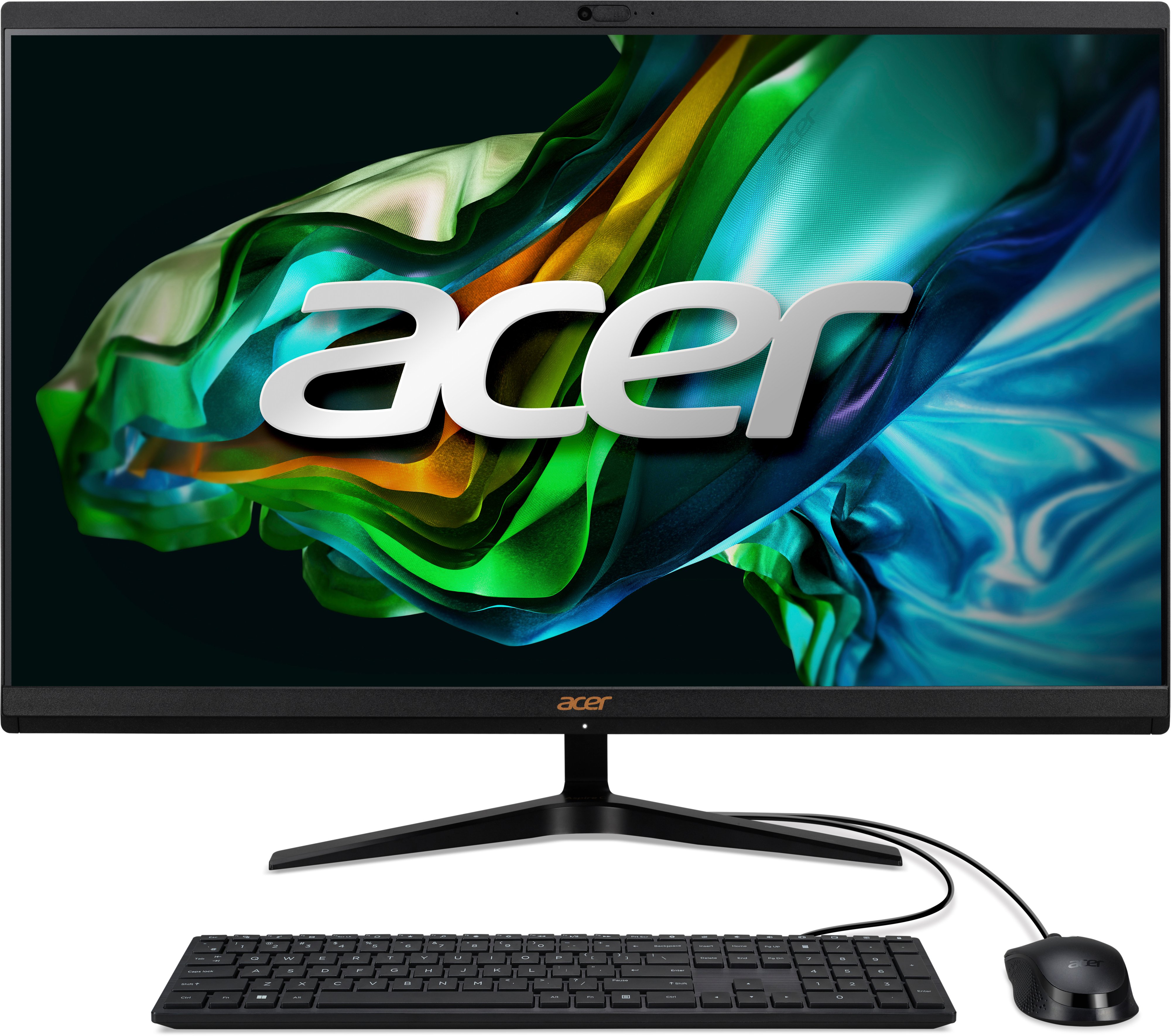 Acer Комп'ютер персональний моноблок Aspire C27-1800 27" FHD, Intel i5-12450H, 16GB, F1024GB, UMA, WiFi, кл+м, без ОС, чорний