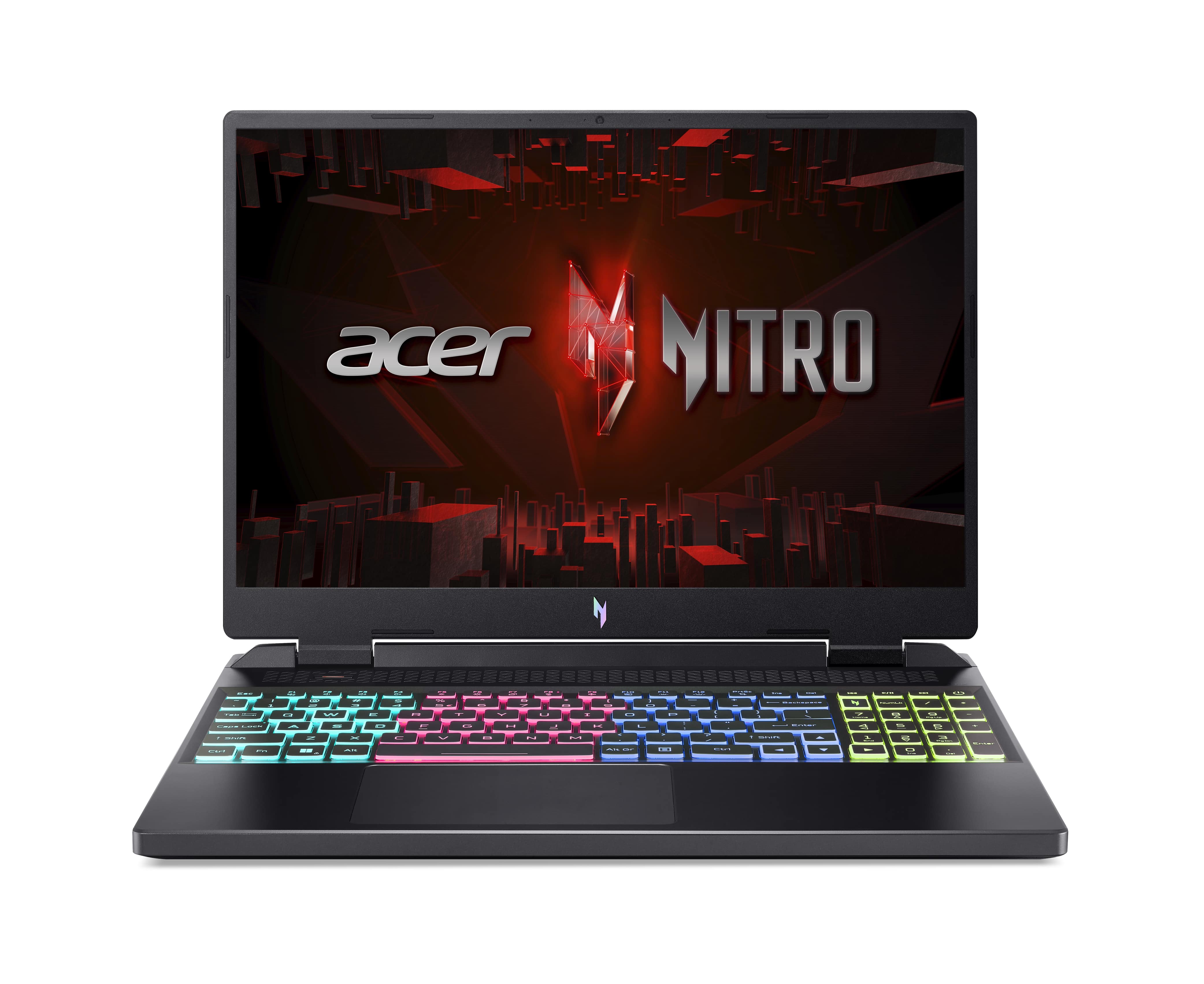 Acer Ноутбук Nitro 16 AN16-41 16" WUXGA IPS, AMD R7-7735HS, 16GB, F512GB, NVD4060-8, Lin, чорний