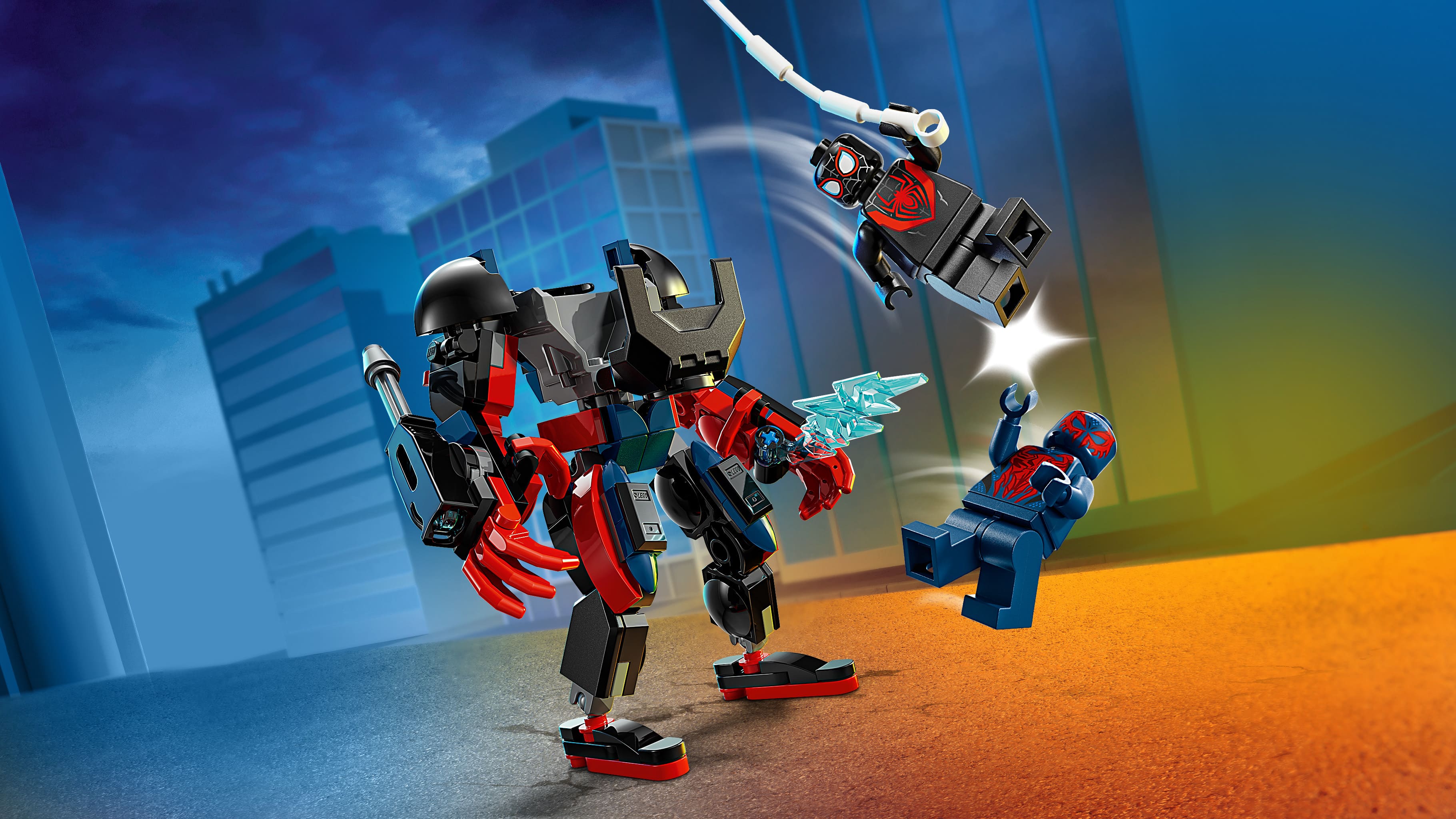 LEGO Конструктор LEGO Super Heroes Робот Майлза Моральозу vs. Людина-павук 2099 LEGO Конструктор LEGO Super Heroes Робот Майлза Моральозу vs. Людина-павук 2099