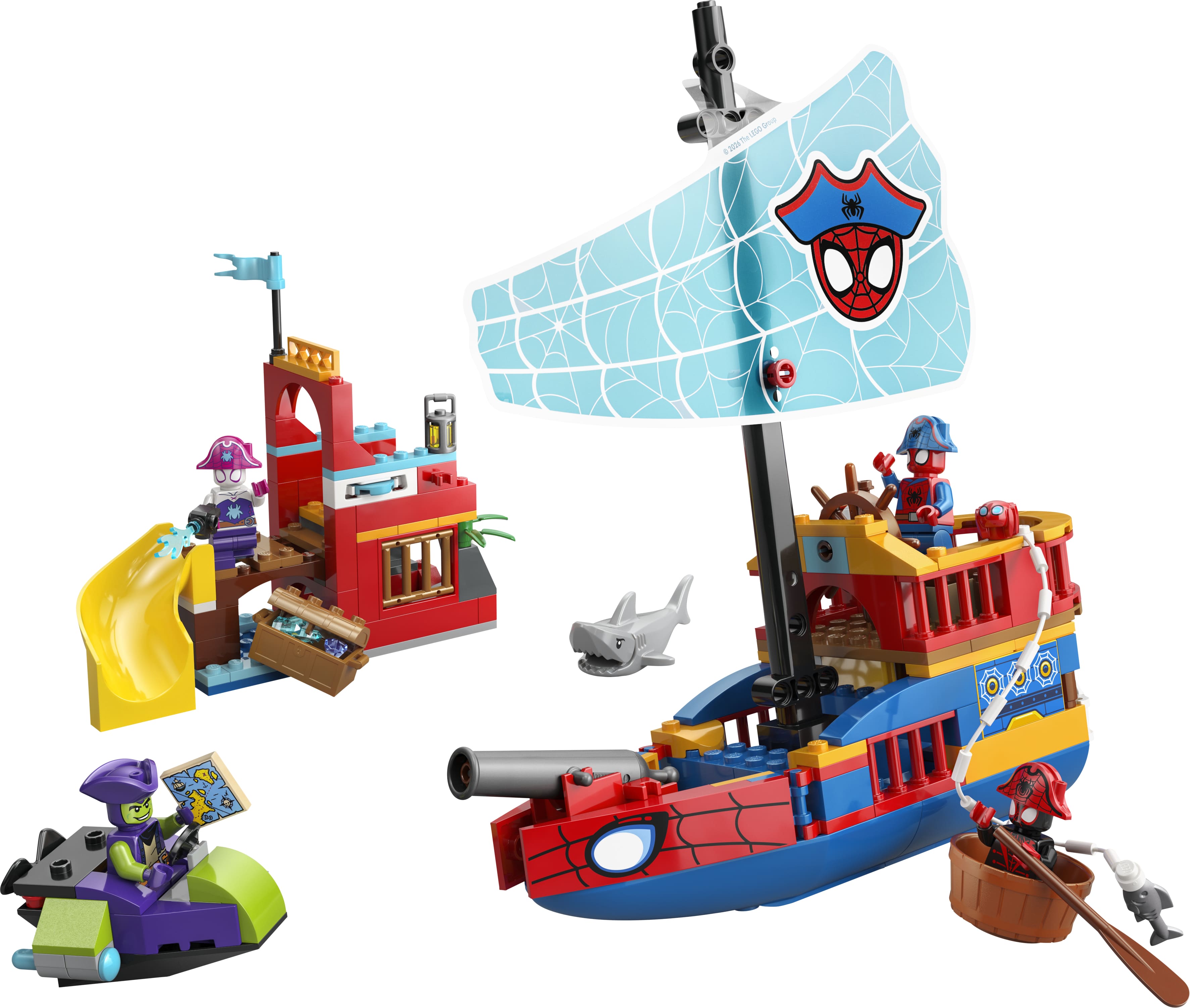 LEGO Конструктор LEGO Spidey Піратський корабль команди Павука