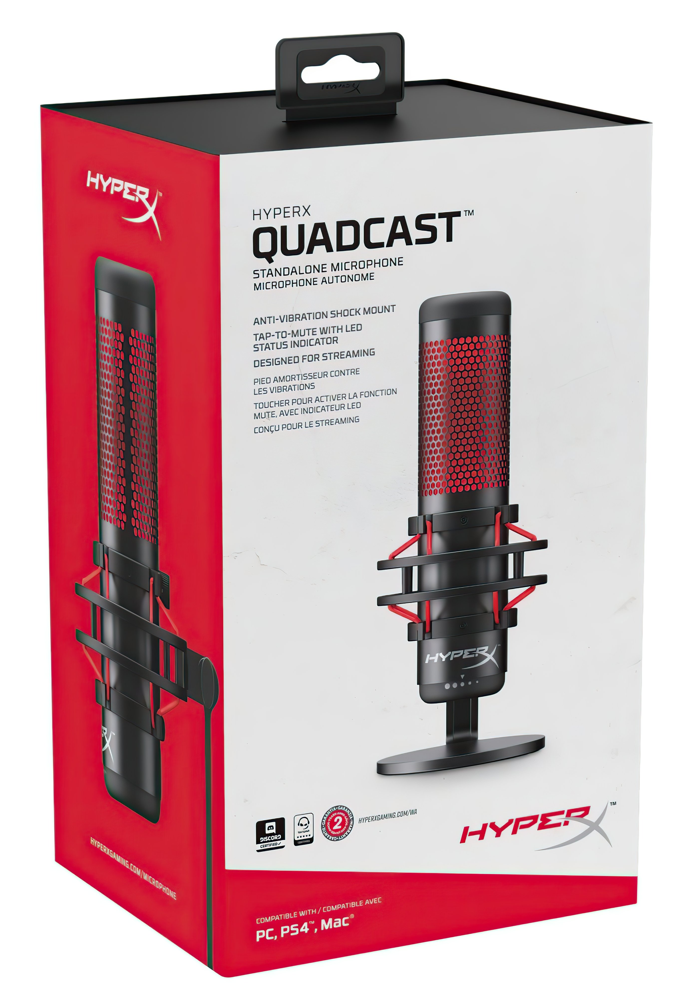 HyperX Мікрофон QuadCast Black