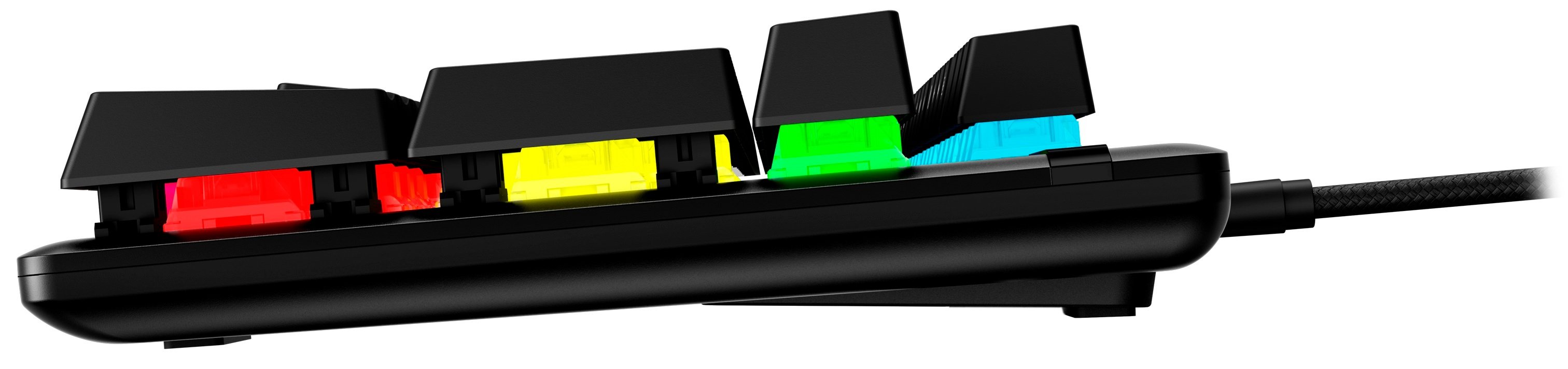 HyperX Клавіатура Alloy Origins Red USB RGB PBT ENG/RU, Black