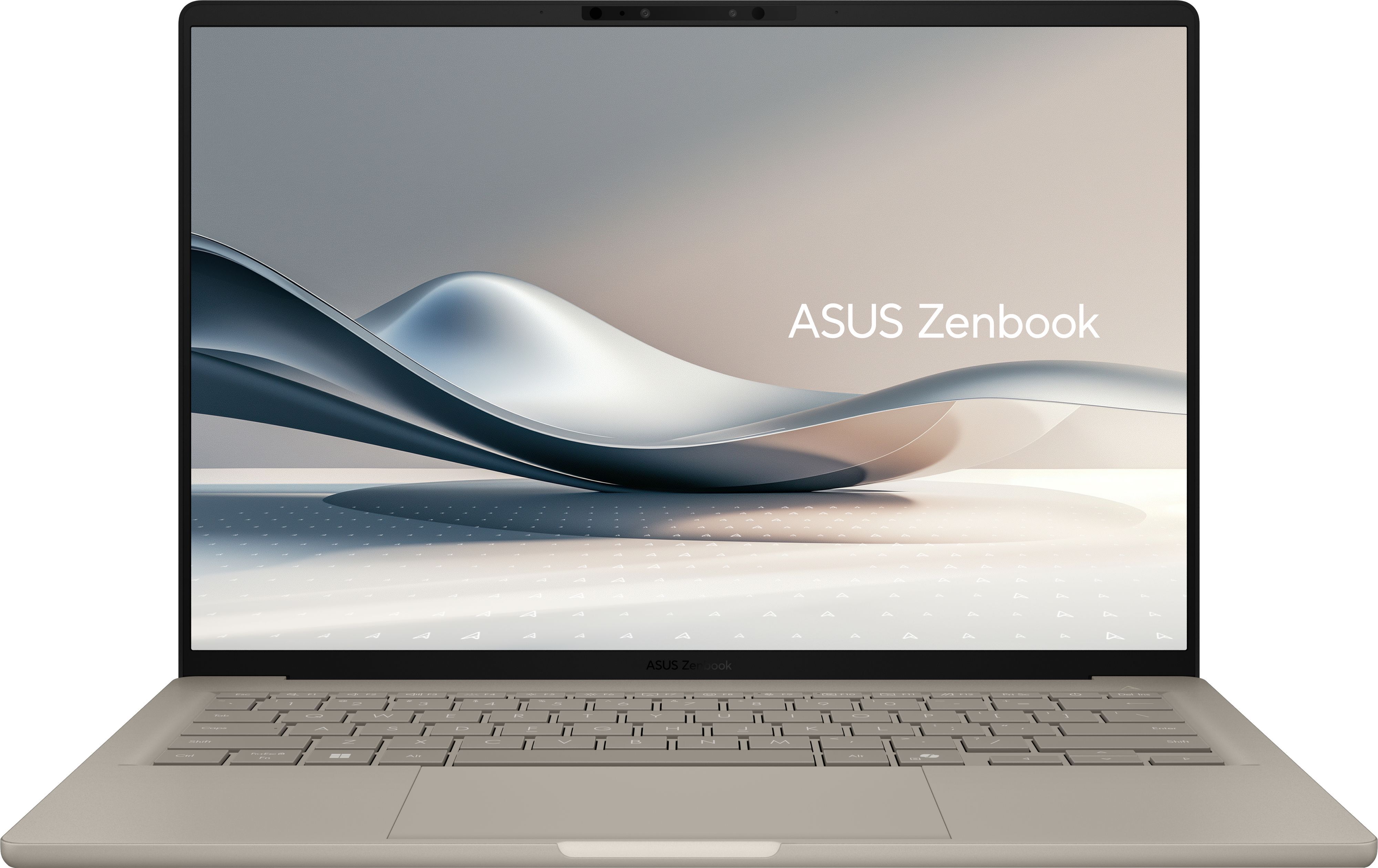 ASUS Ноутбук Zenbook A14 UX3407QA-QD202W 14" WUXGA OLED, Snapdragon X X1 26100, 16GB, F512GB, UMA, Win11, Бежевий