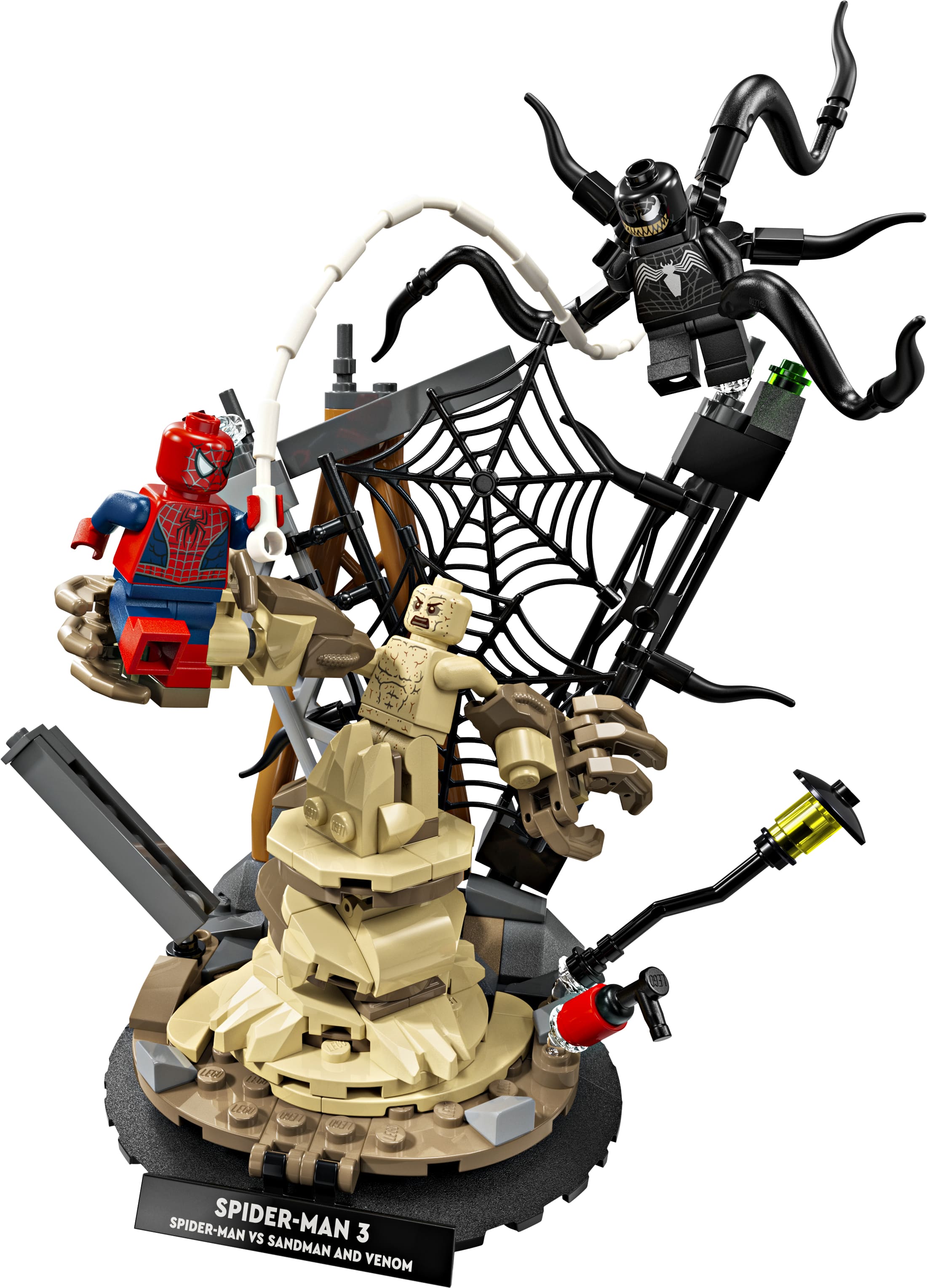 LEGO Конструктор LEGO Super Heroes Легендарна битва: Человек-павук vs. Піщана людина