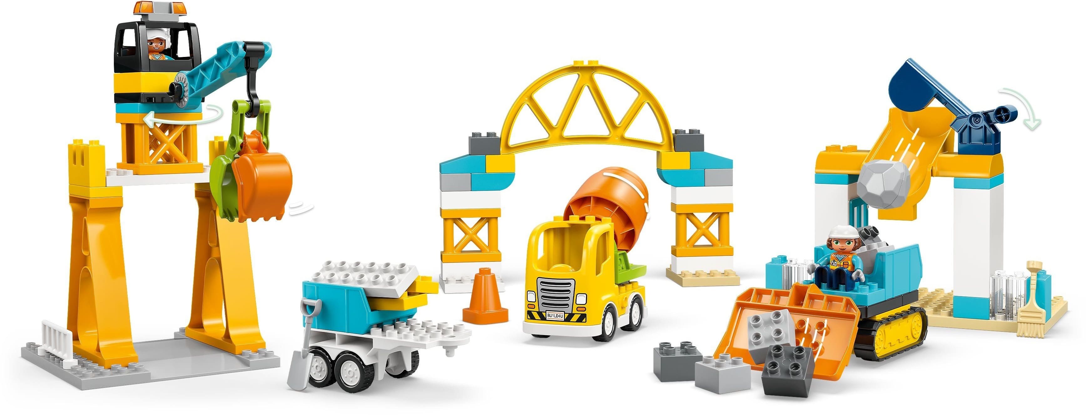 LEGO Конструктор LEGO DUPLO Town 3-в-1 Будівельний майданчик і техніка LEGO Конструктор LEGO DUPLO Town 3-в-1 Будівельний майданчик і техніка