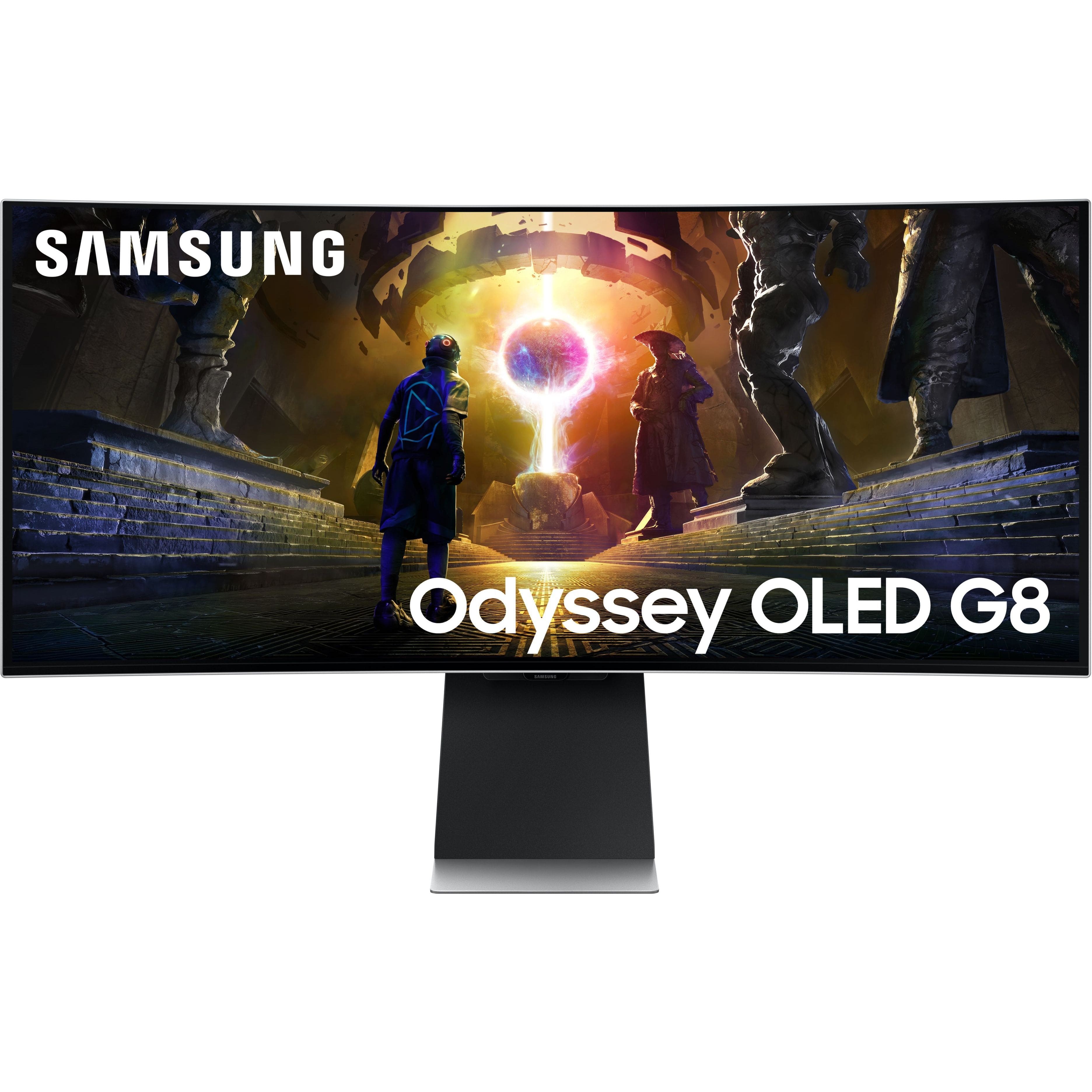 Samsung Монітор 34" Odyssey OLED G8 HDMI, DP, USB, Bluetooth, MM, OLED, 3440x1440, 0.03ms, HAS, FreeSync Premium Pro, CURVED