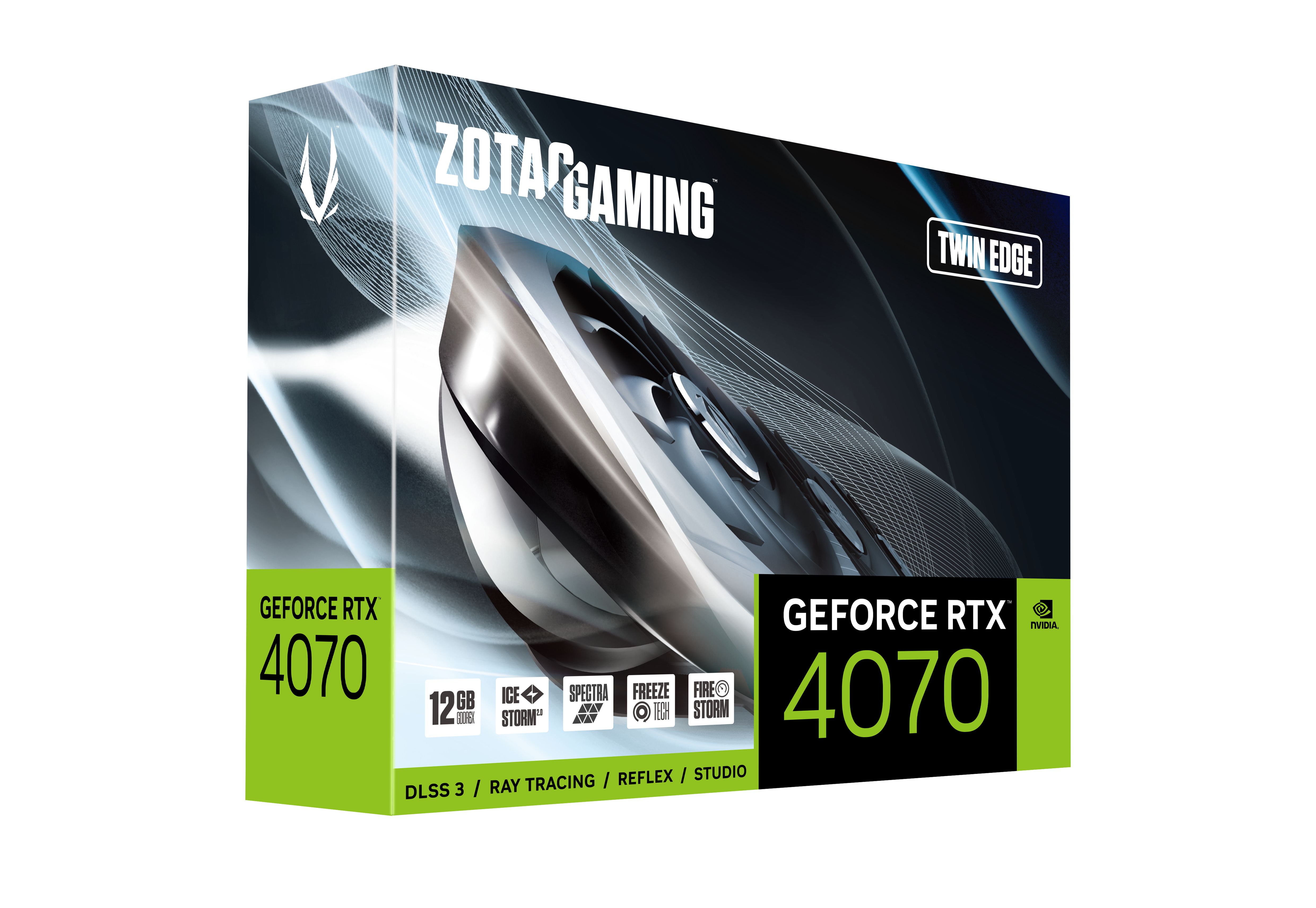 Zotac Відеокарта GeForce RTX 4070 12GB GDDR6X Twin Edge