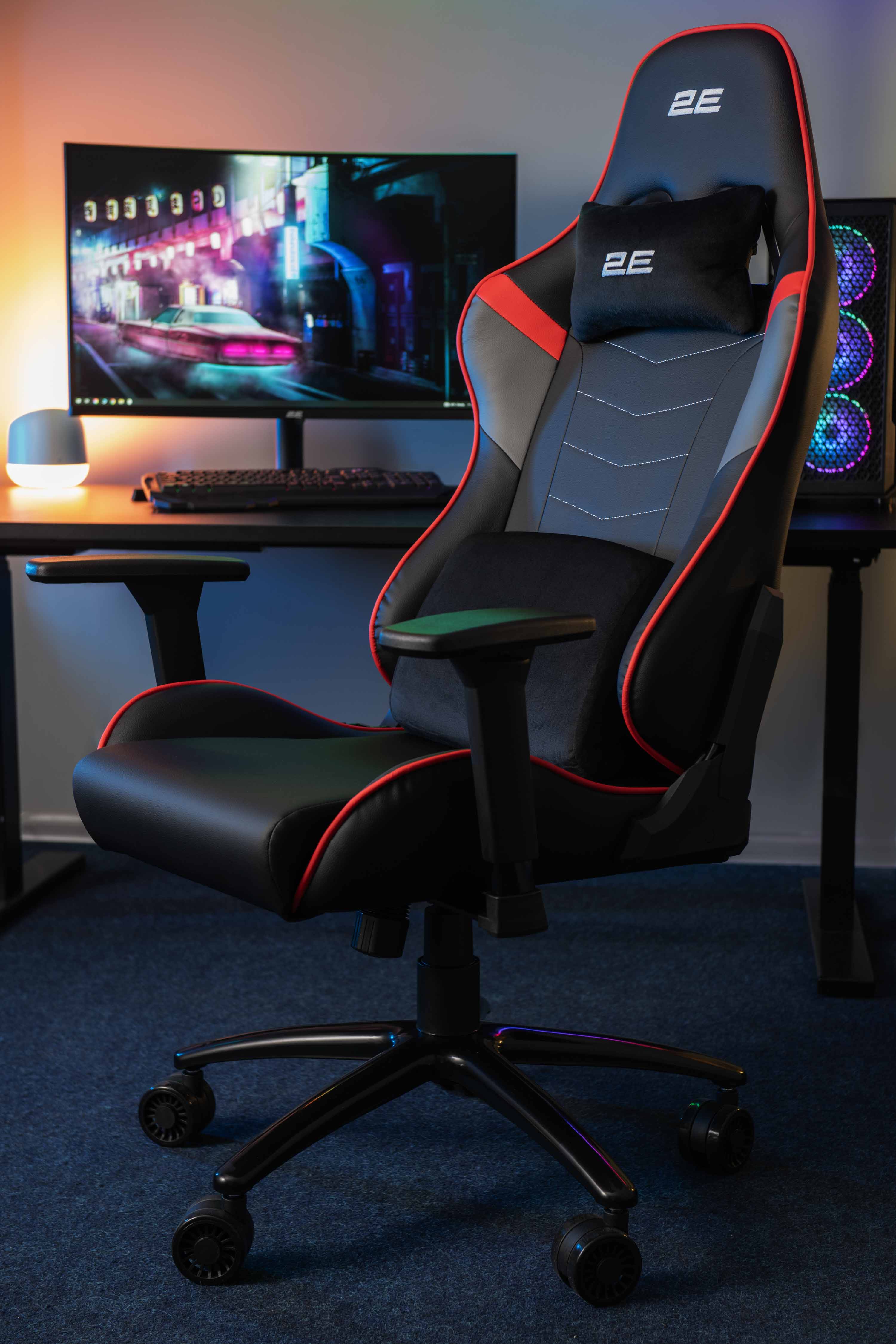 2E Gaming Крісло BUSHIDO II Black/Red