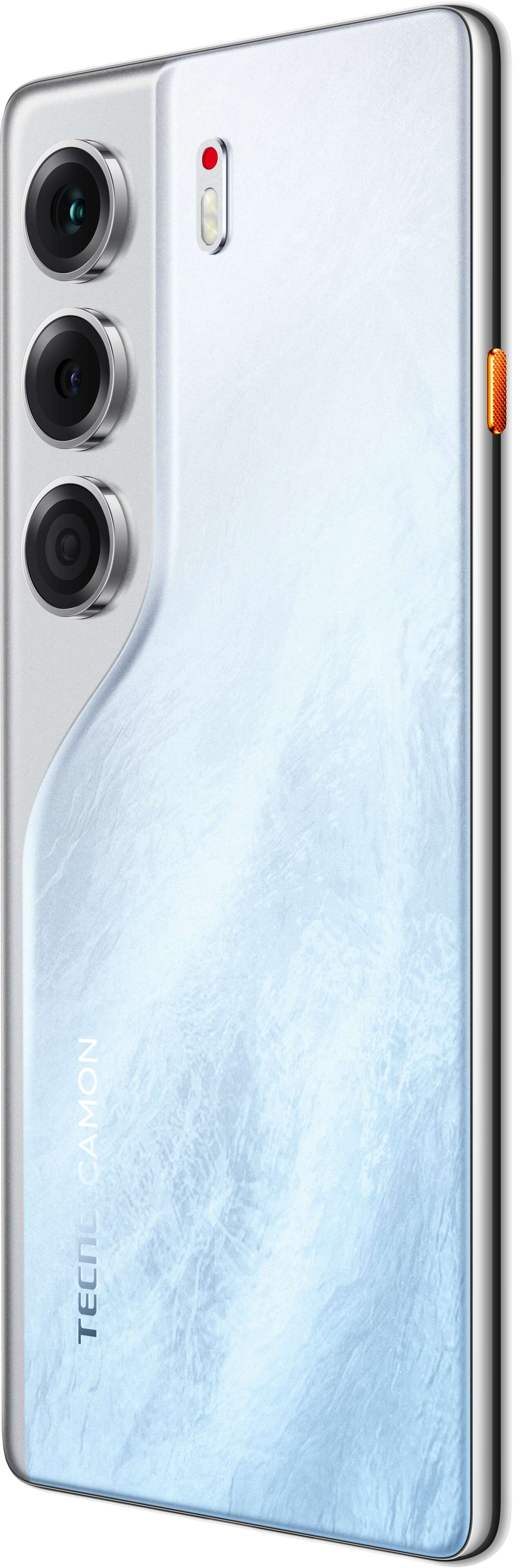 TECNO Смартфо Camon 40 (CM5) 6.78" 8/256ГБ, 2SIM, 5200мА • рік, Glacier White