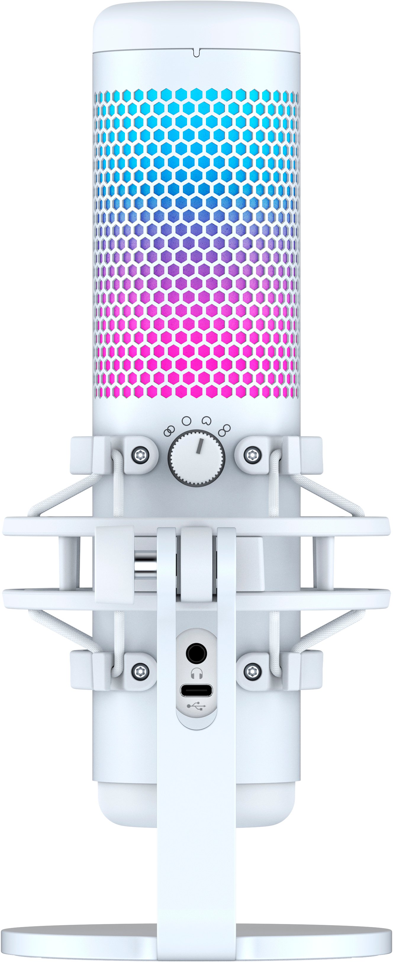 HyperX Мікрофон QuadCast S RGB, White/Grey