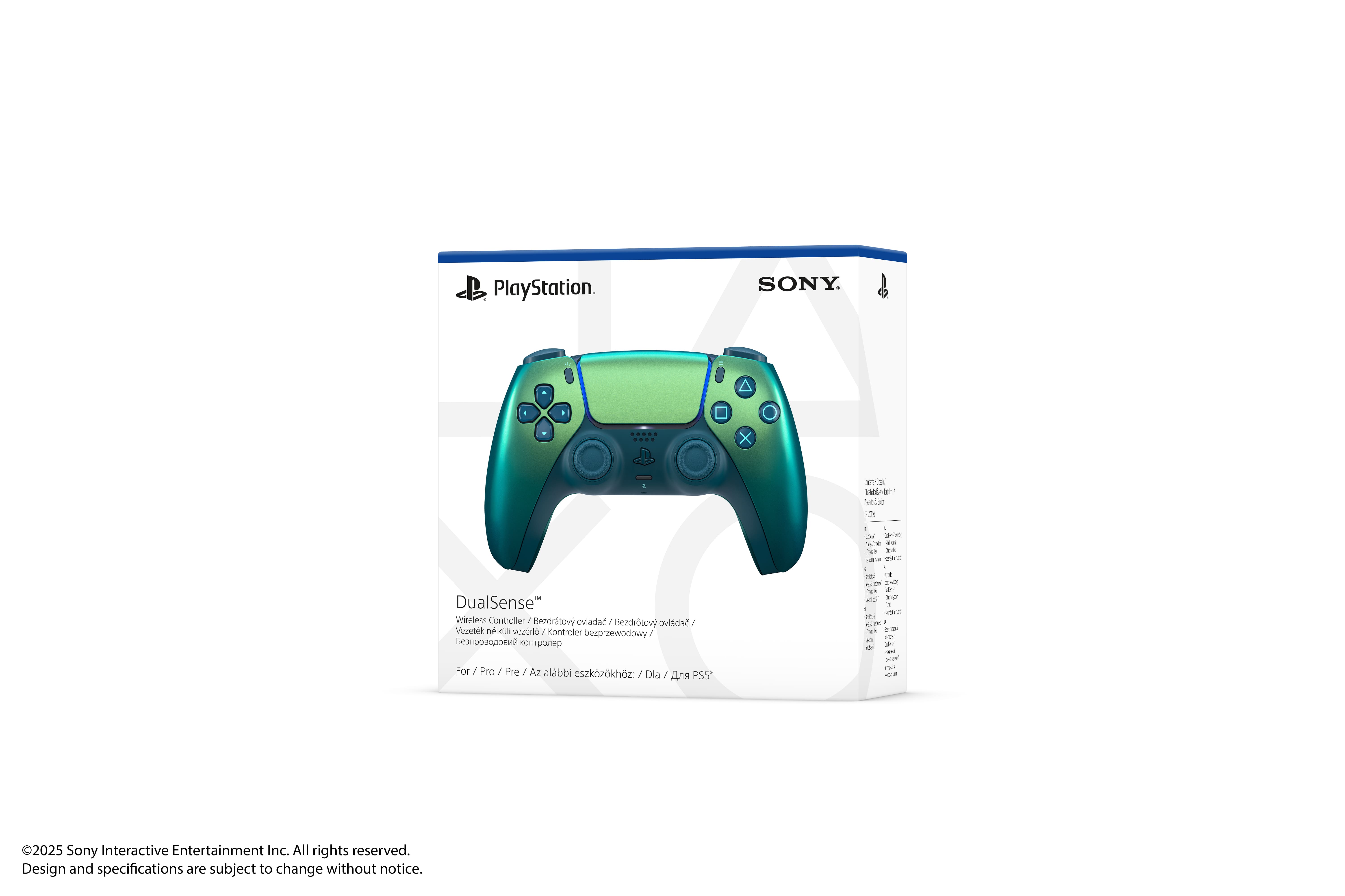 PlayStation Геймпад 5 Dualsense BT, Chrome Teal