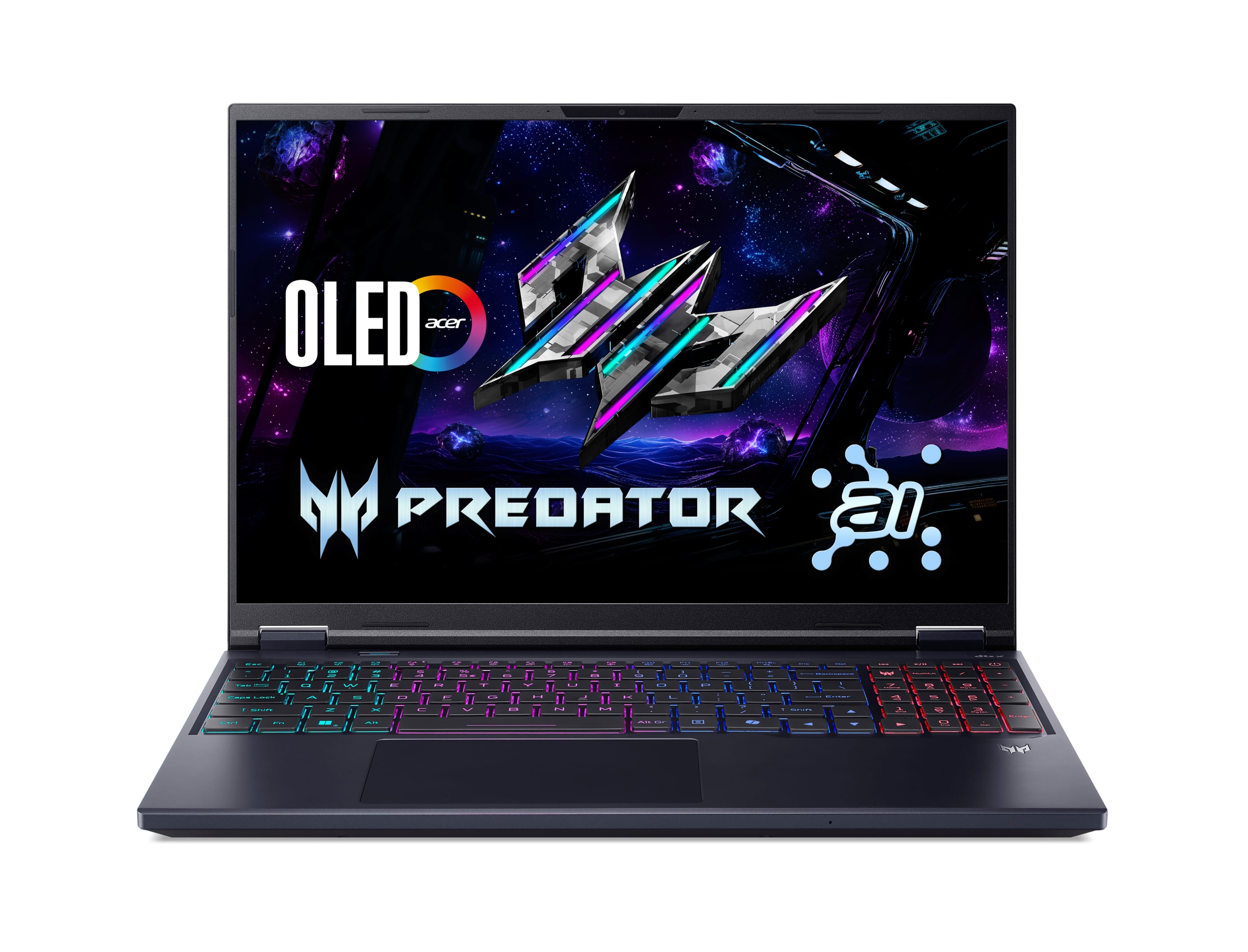 Acer Ноутбук Acer Predator Helios Neo 16 PHN16-73 16" WQXGA IPS, Intel U9-275HX, 32GB, F1TB, NVD5060-8, Lin, чорний
