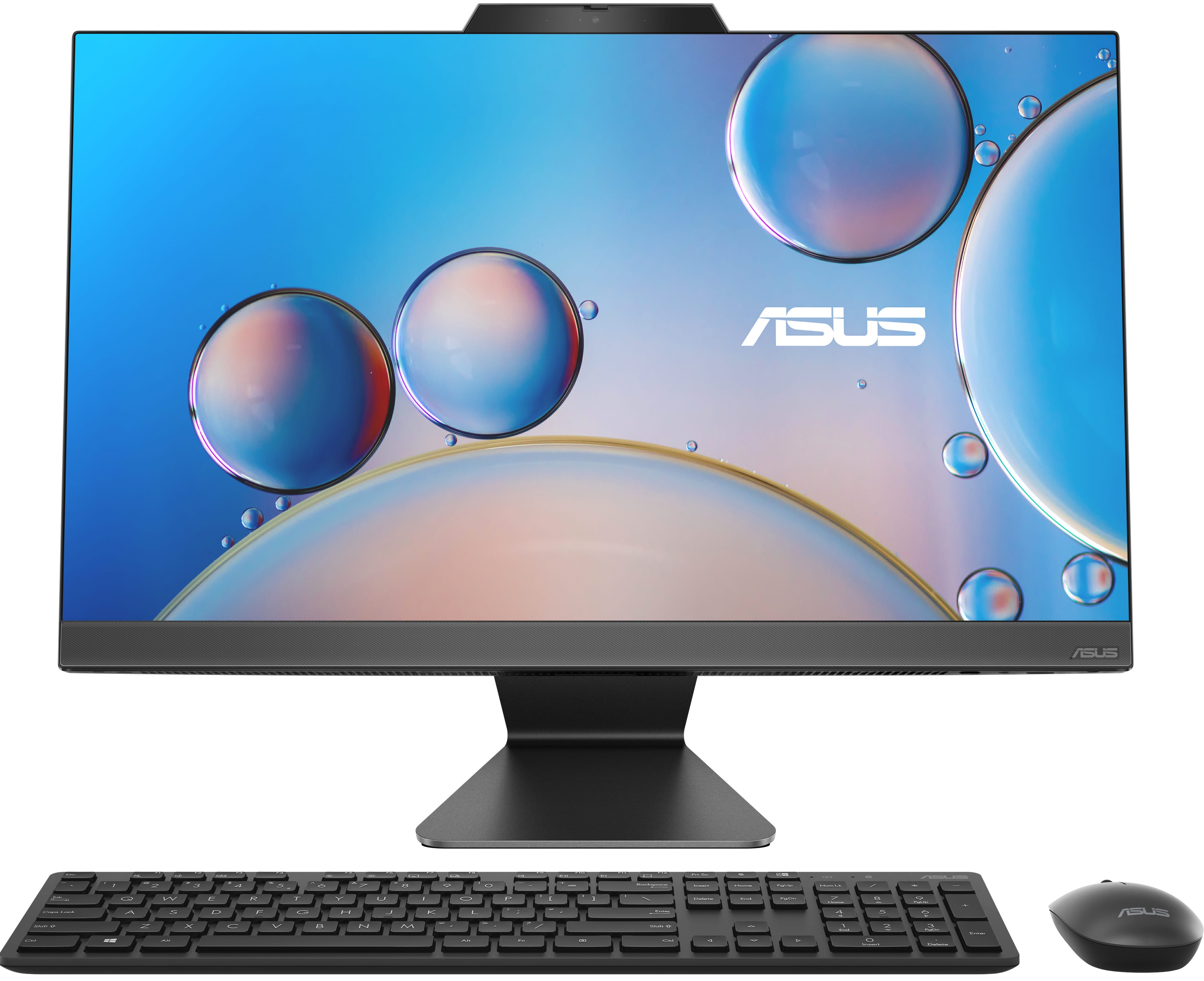 ASUS Комп'ютер персональний моноблок M3402WFAK-BPC0150 23.8" FHD AG, AMD R3-7320U, 8GB, F512GB, UMA, WiFi, кл+м, без ОС, чорний