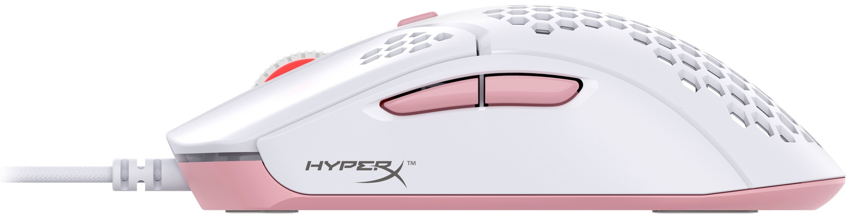 HyperX Миша Pulsefire Haste USB, White/Pink
