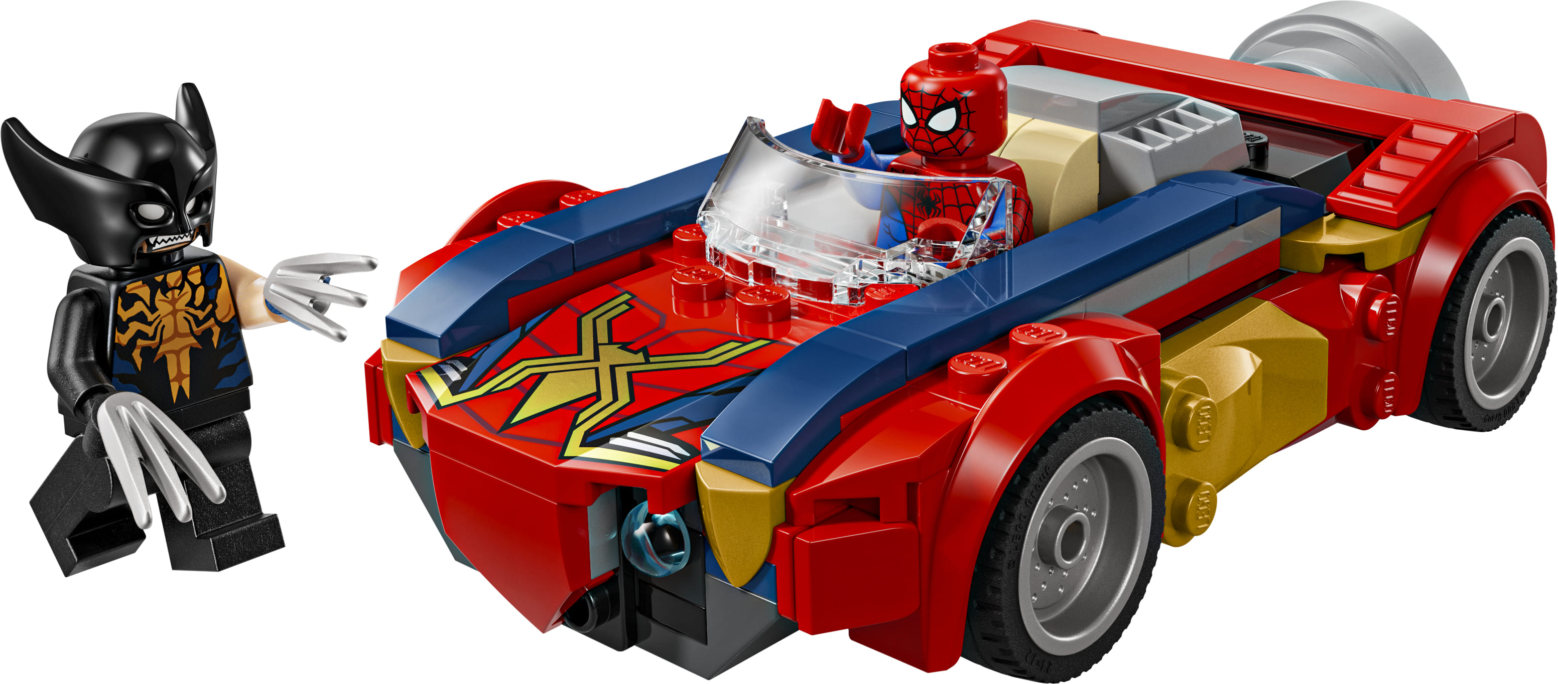 LEGO Конструктор LEGO Super Heroes Автомобіль Людини-павука vs. Отруєнь Росомаха
