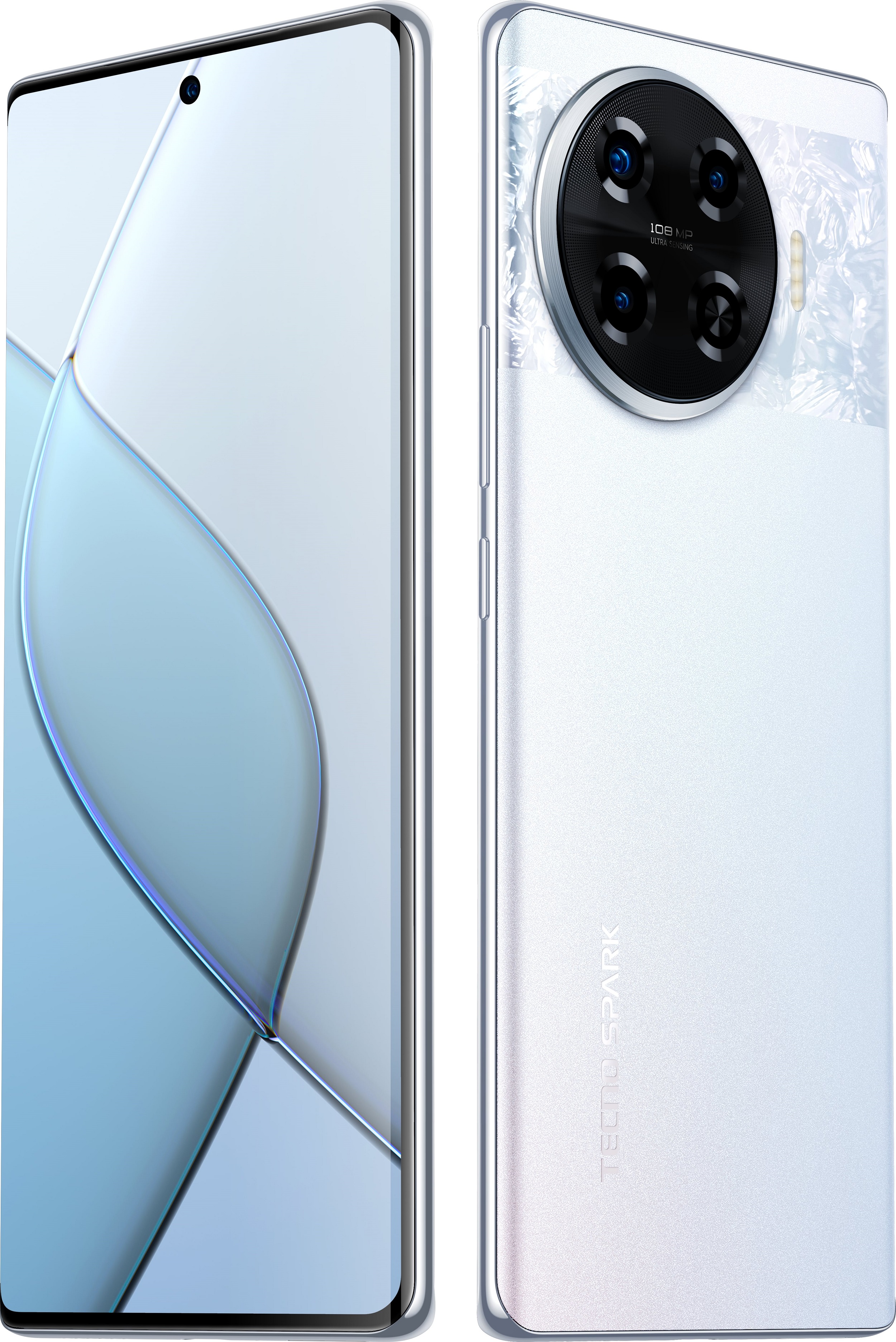 TECNO Смартфон Spark 20 PRO+ (KJ7) 6.78` 8/256ГБ, 2SIM, 5000мА•год, Lunar Frost