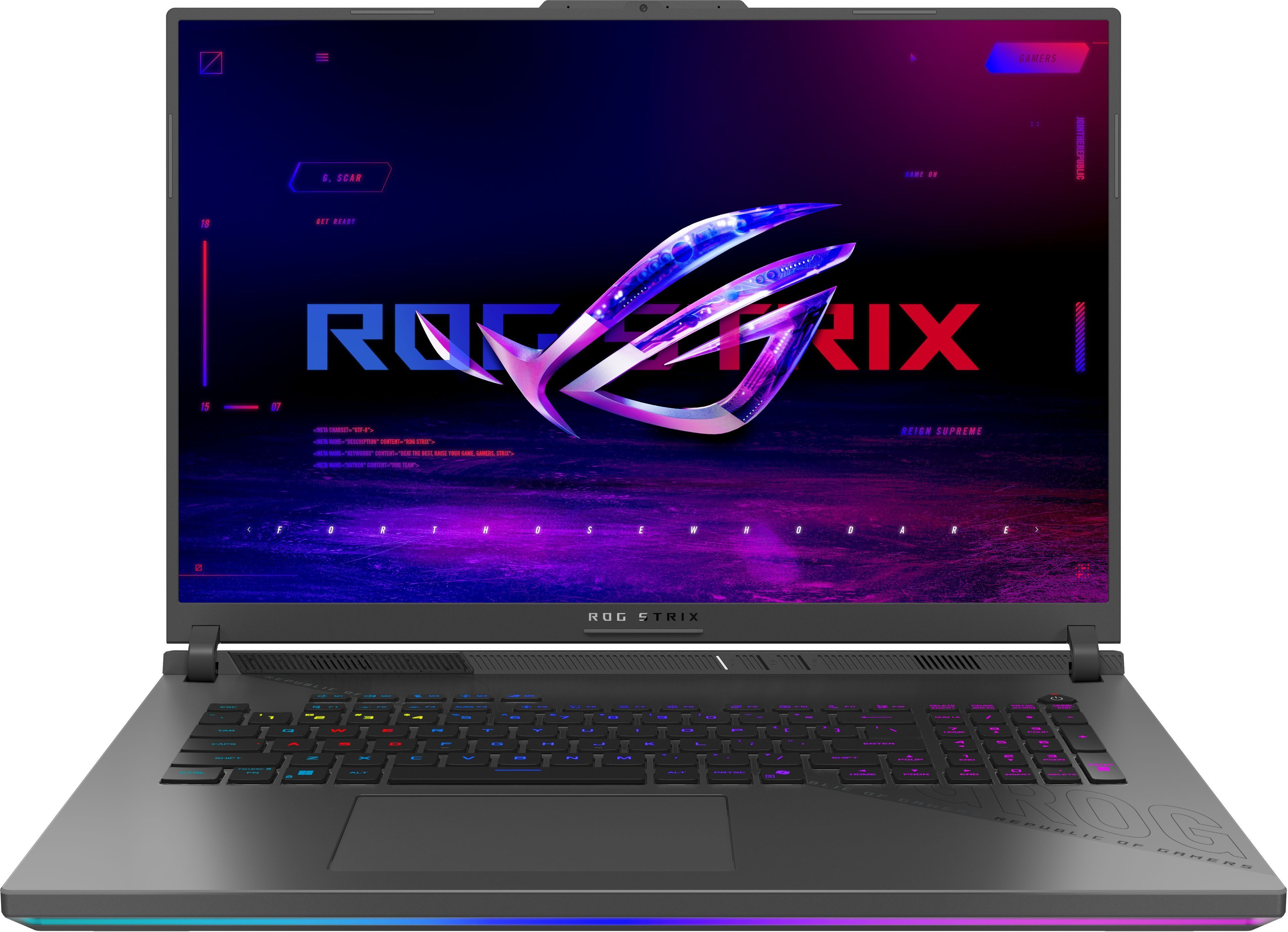 ASUS Ноутбук ASUS ROG Strix G18 G814PH-S8022 18` WUXGA IPS, AMD R9-8940HX, 16GB, F512GB, NVD5050-8, noOS, Сірий