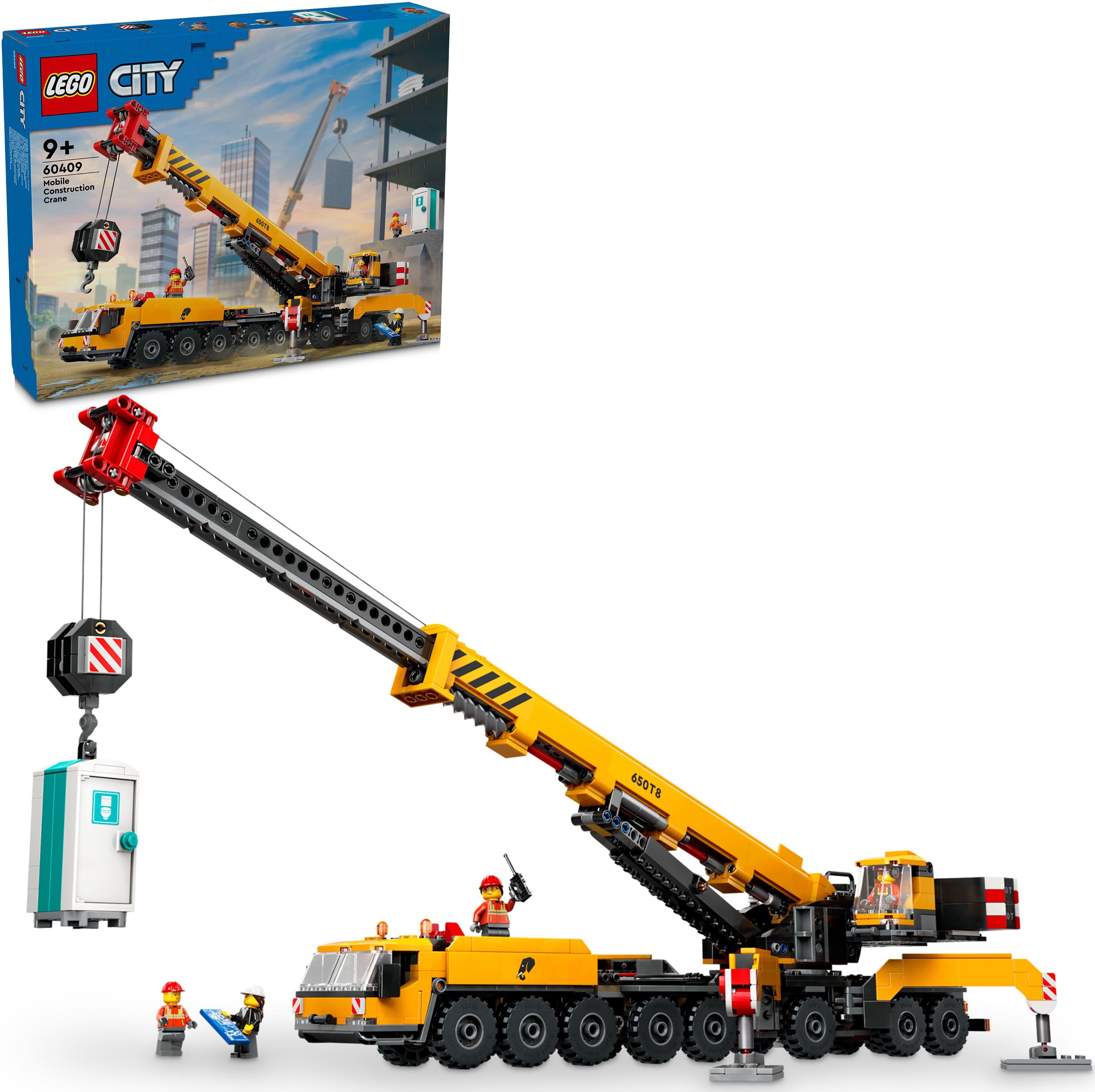 LEGO Конструктор City Жовтий пересувний будівельний кран