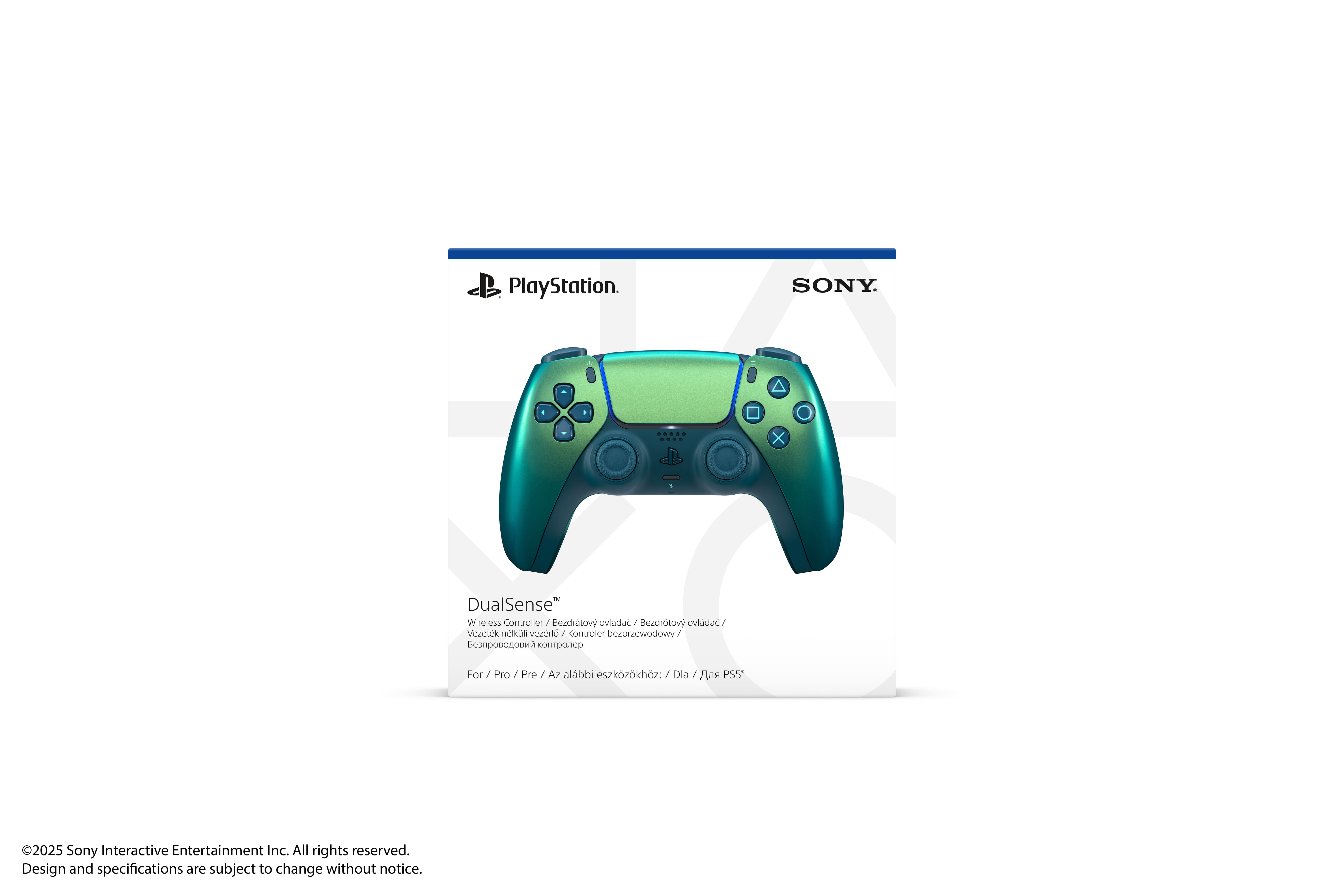 PlayStation Геймпад 5 Dualsense BT, Chrome Teal