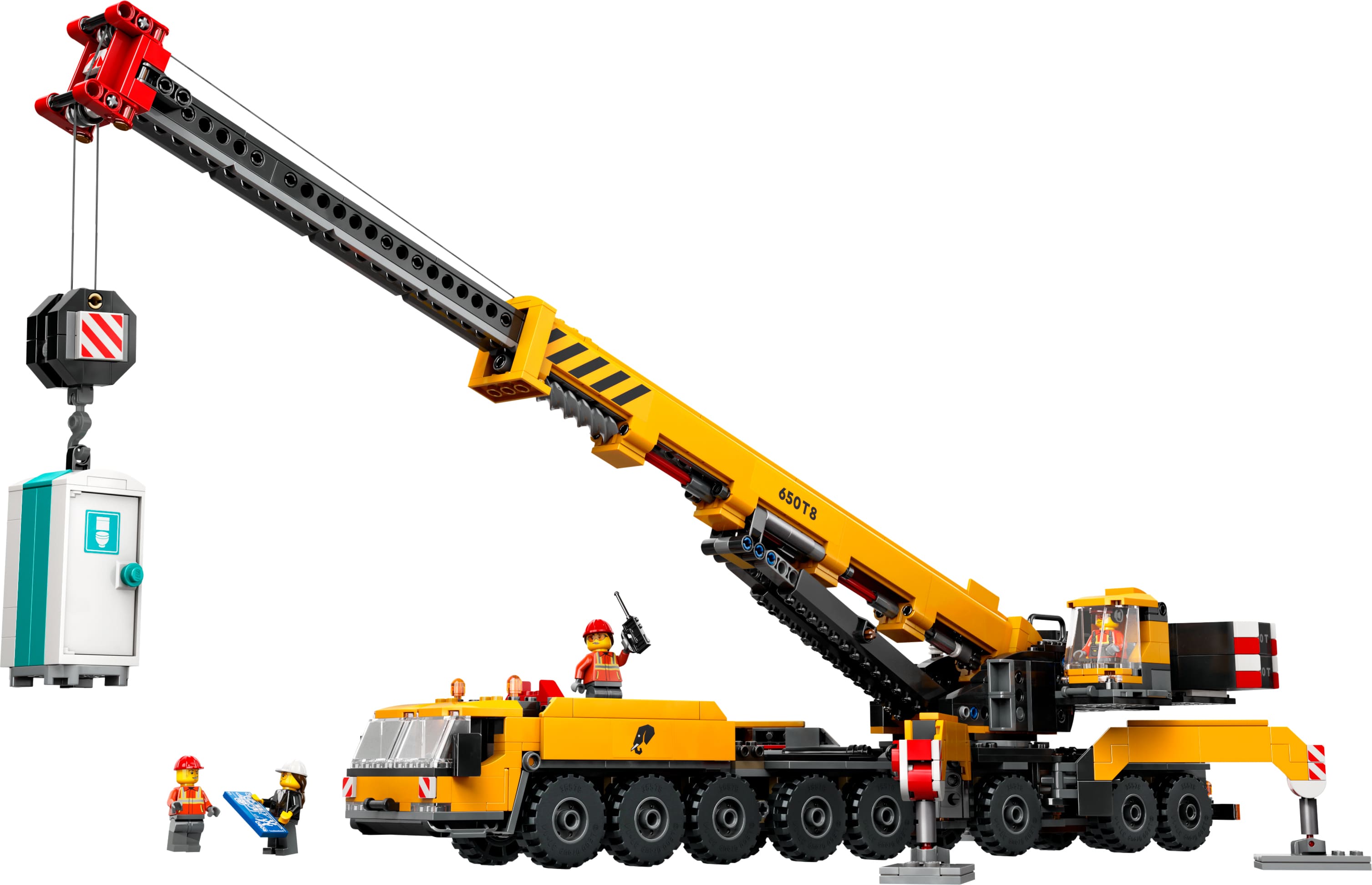 LEGO Конструктор City Жовтий пересувний будівельний кран