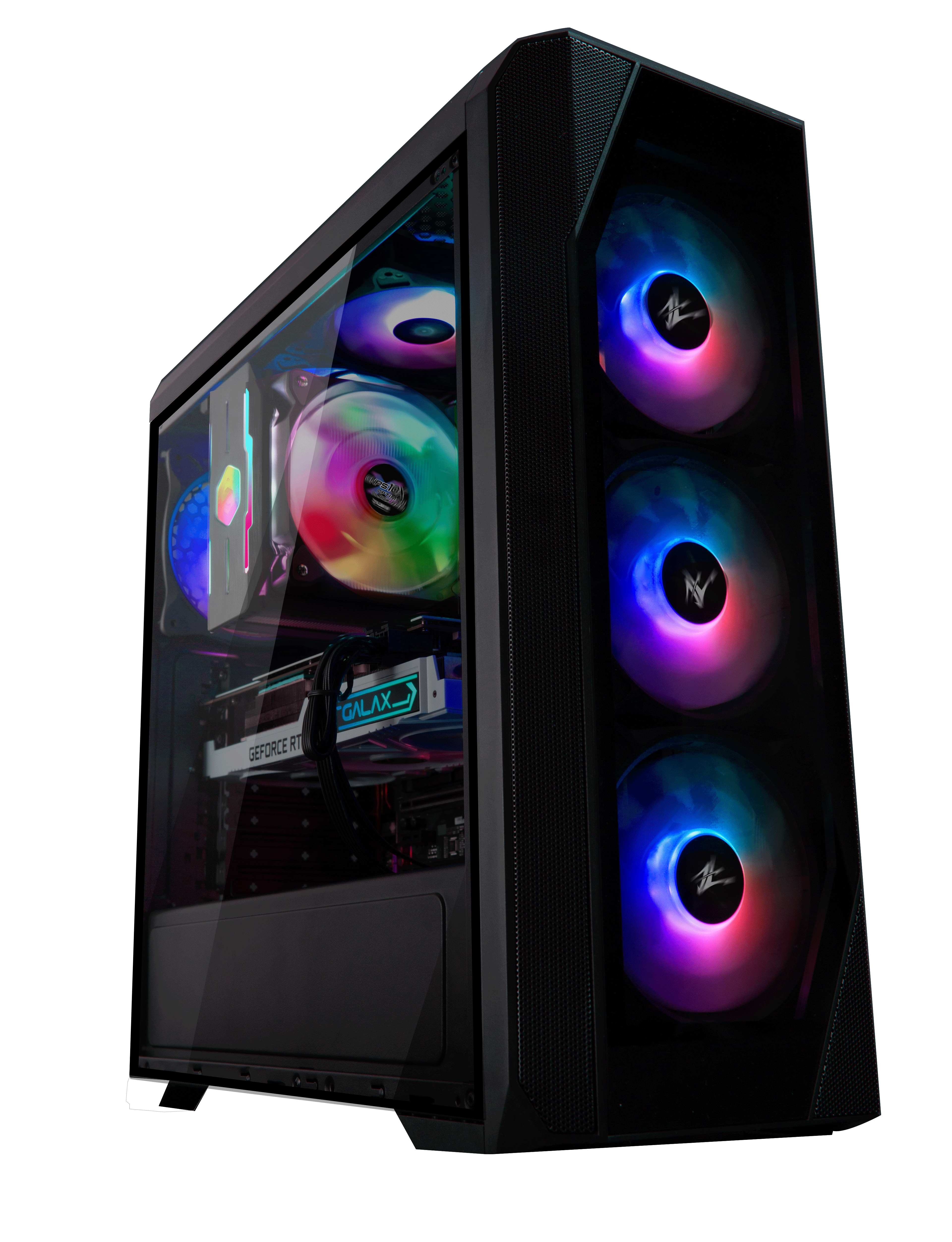 Zalman Корпус N5 TF, без БЖ, 1xUSB3.0, 2xUSB2.0, 4x120mm RGB fans, Acrylic Side Panel, TG Front Panel, ATX, чорний