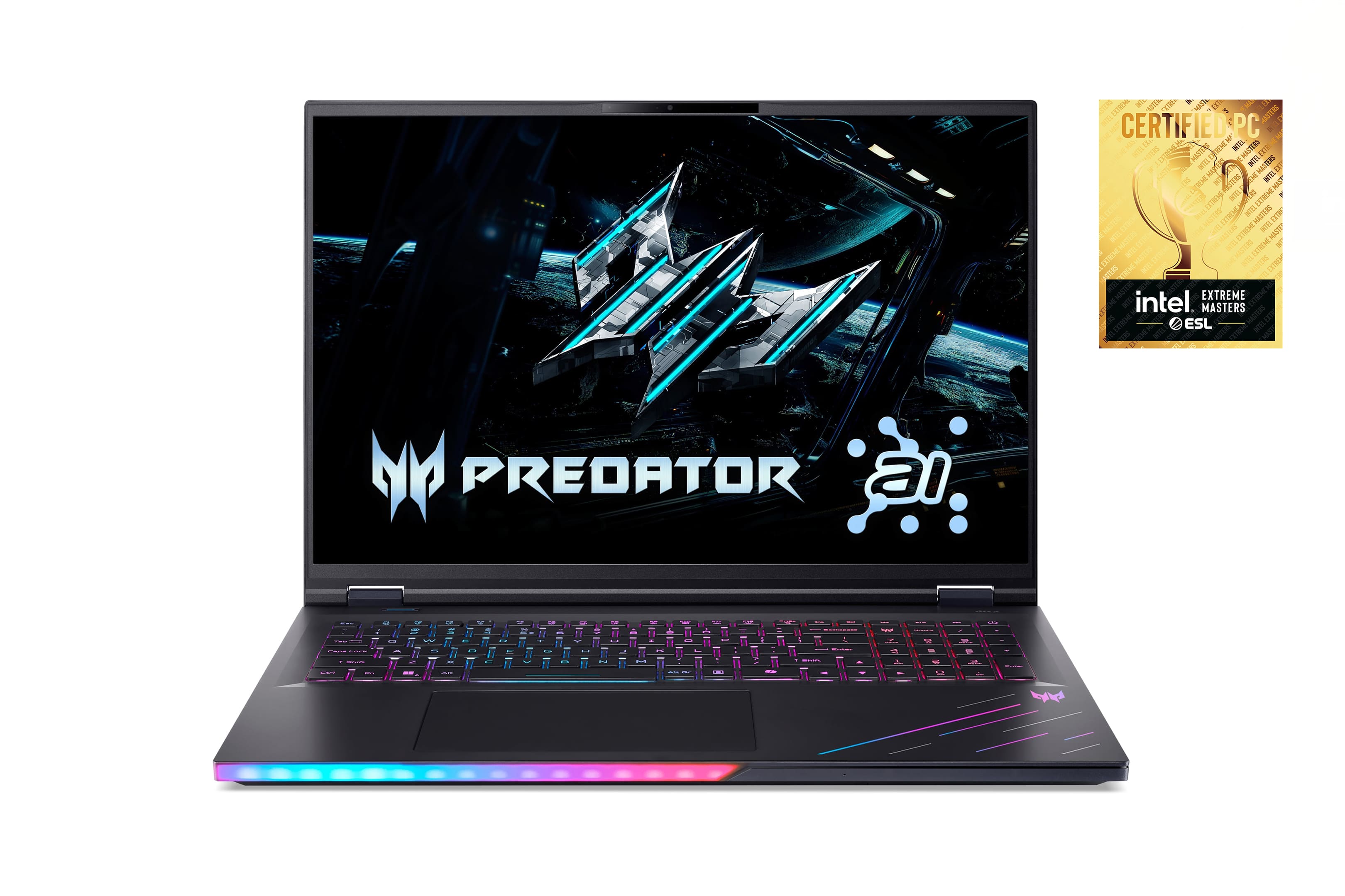 Acer Ноутбук Acer Predator Helios 18 PH18-73 18" WQUXGA IPS, Intel U9-275HX, 64GB, F2TB, NVD5090-24, Lin, чорний