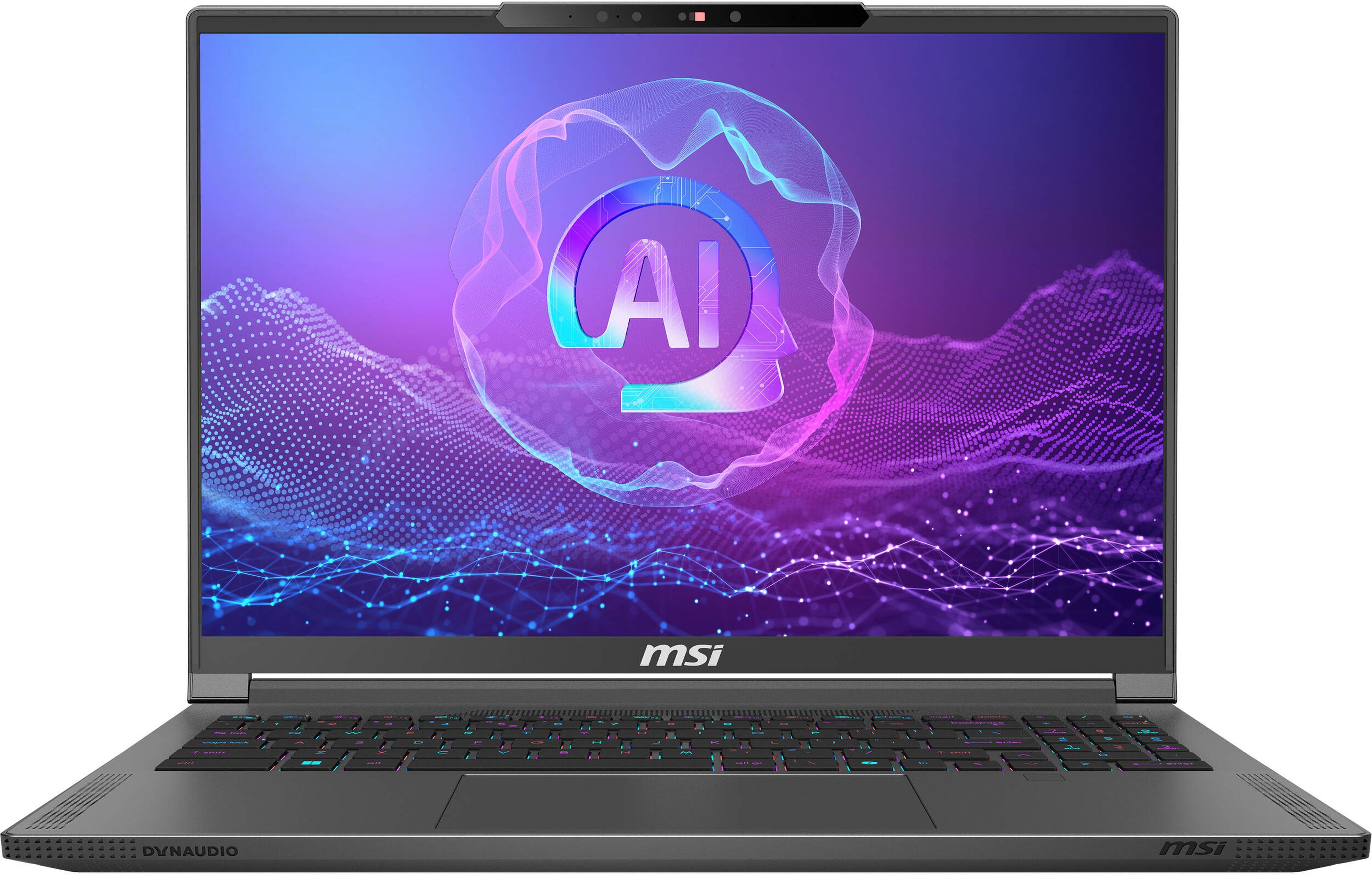 MSI Ноутбук Creator A16 AI+ A3XVFG 16 QHD+, Ryzen AI 9 HX 370, 32GB, F1TB, NVD4060-8, W11P, сірий