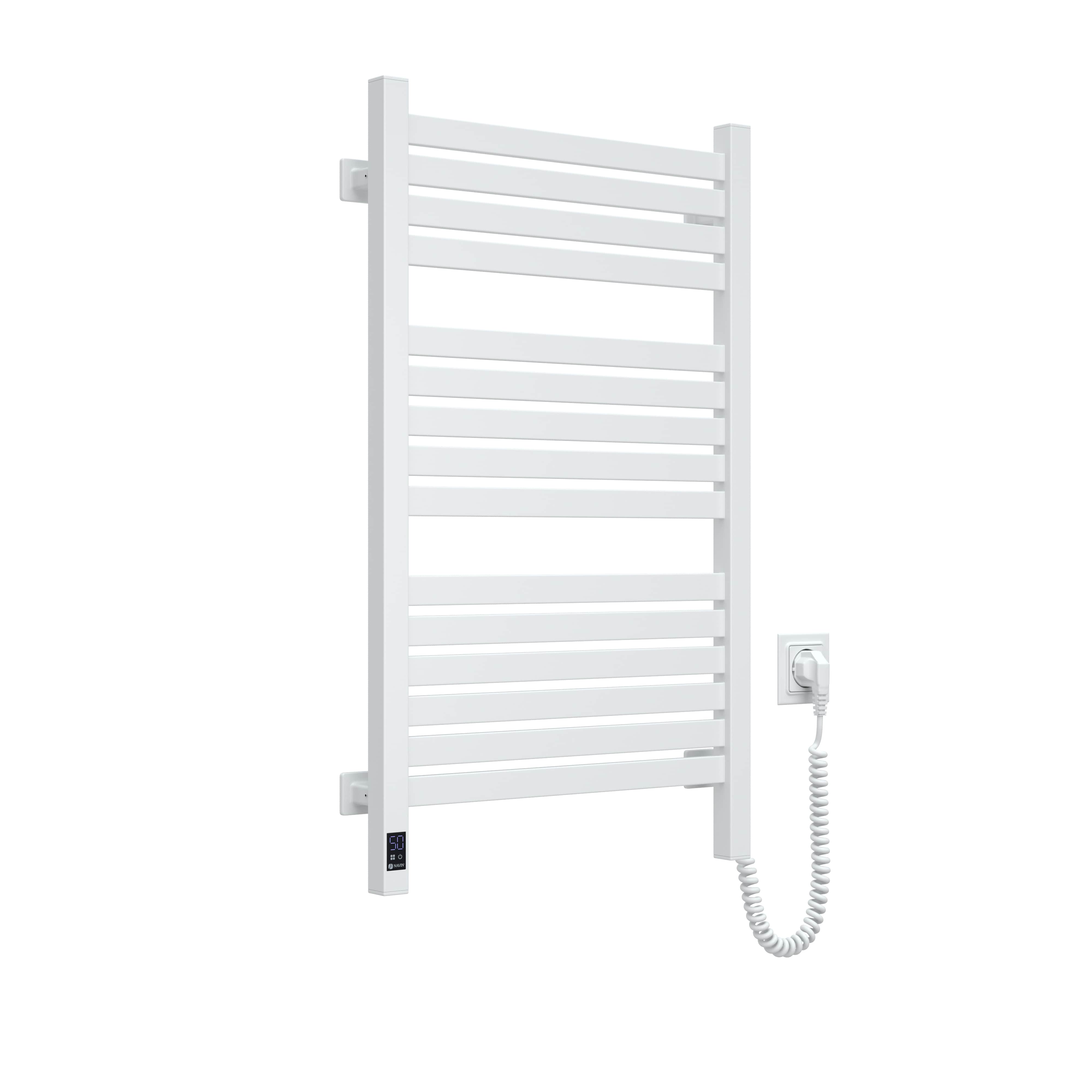 Navin Рушникосушка електрична Авангард Х, 800х480х71мм, Wi-Fi, сталь, білий, праве підключення